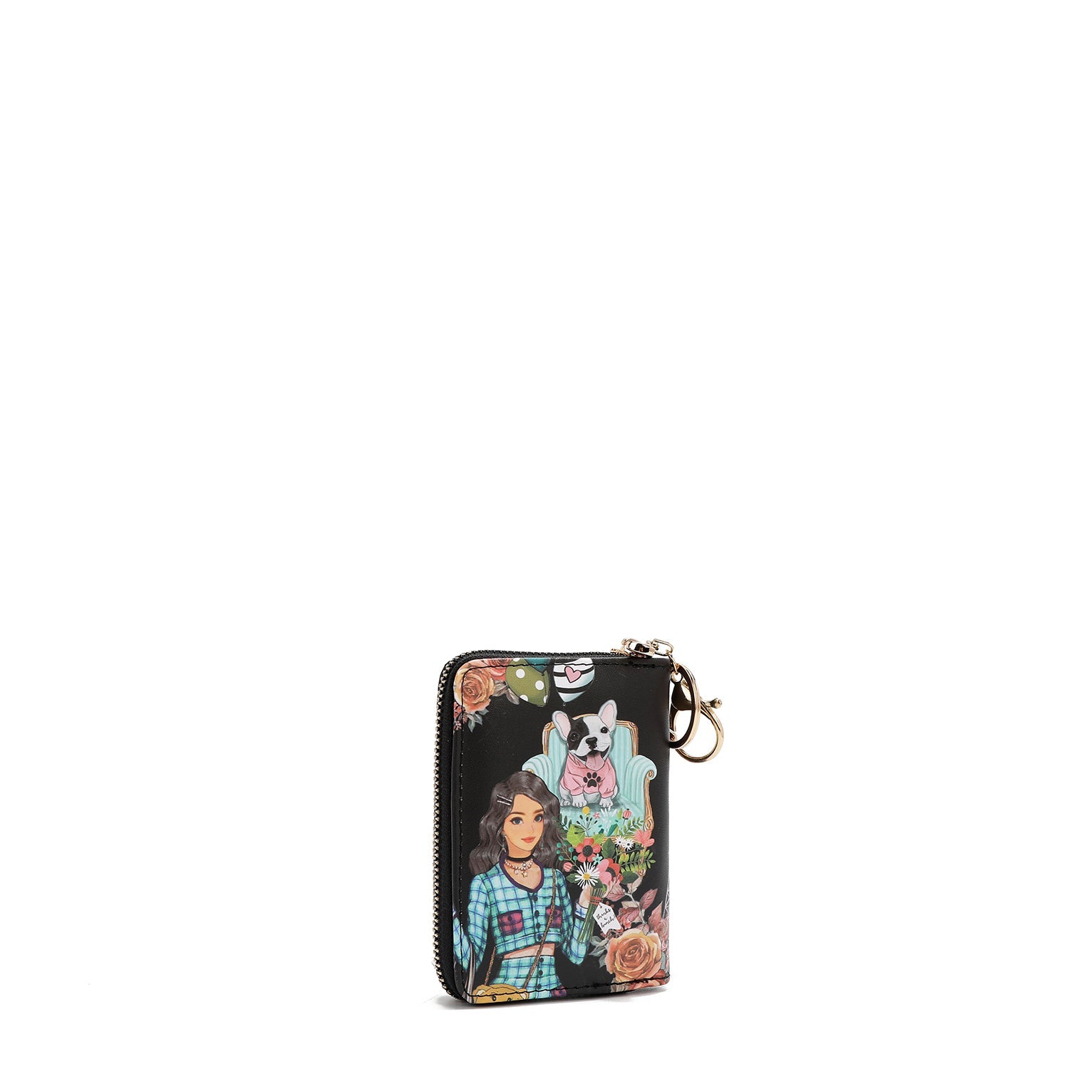 PORTA-CARTÕES COM ZÍPER TIPO ACORDEÃO (<tc>Nikky</tc> FAZ AMIGOS)