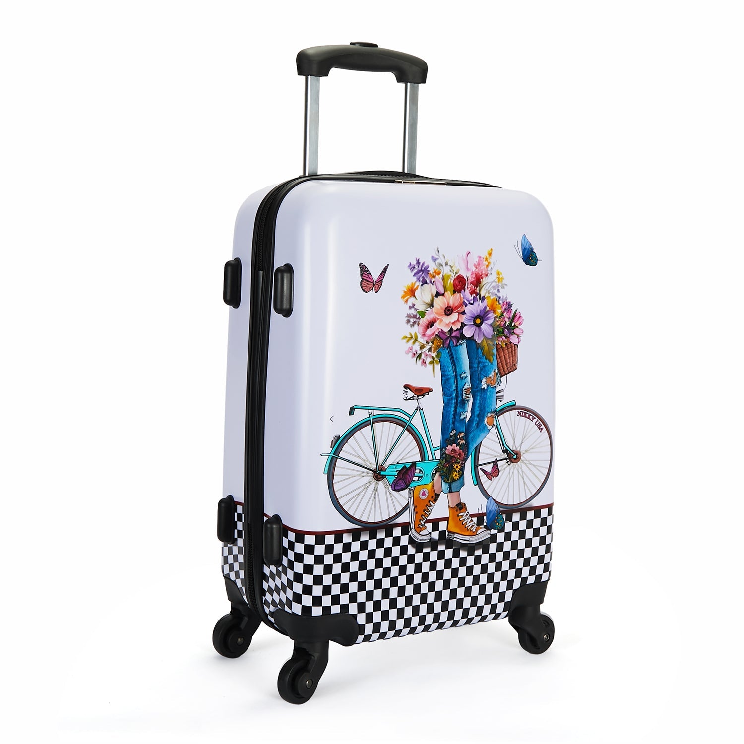 SET OF 3 ABS PLASTIC SUITCASES <tc><tc>Step By Step</tc></tc>