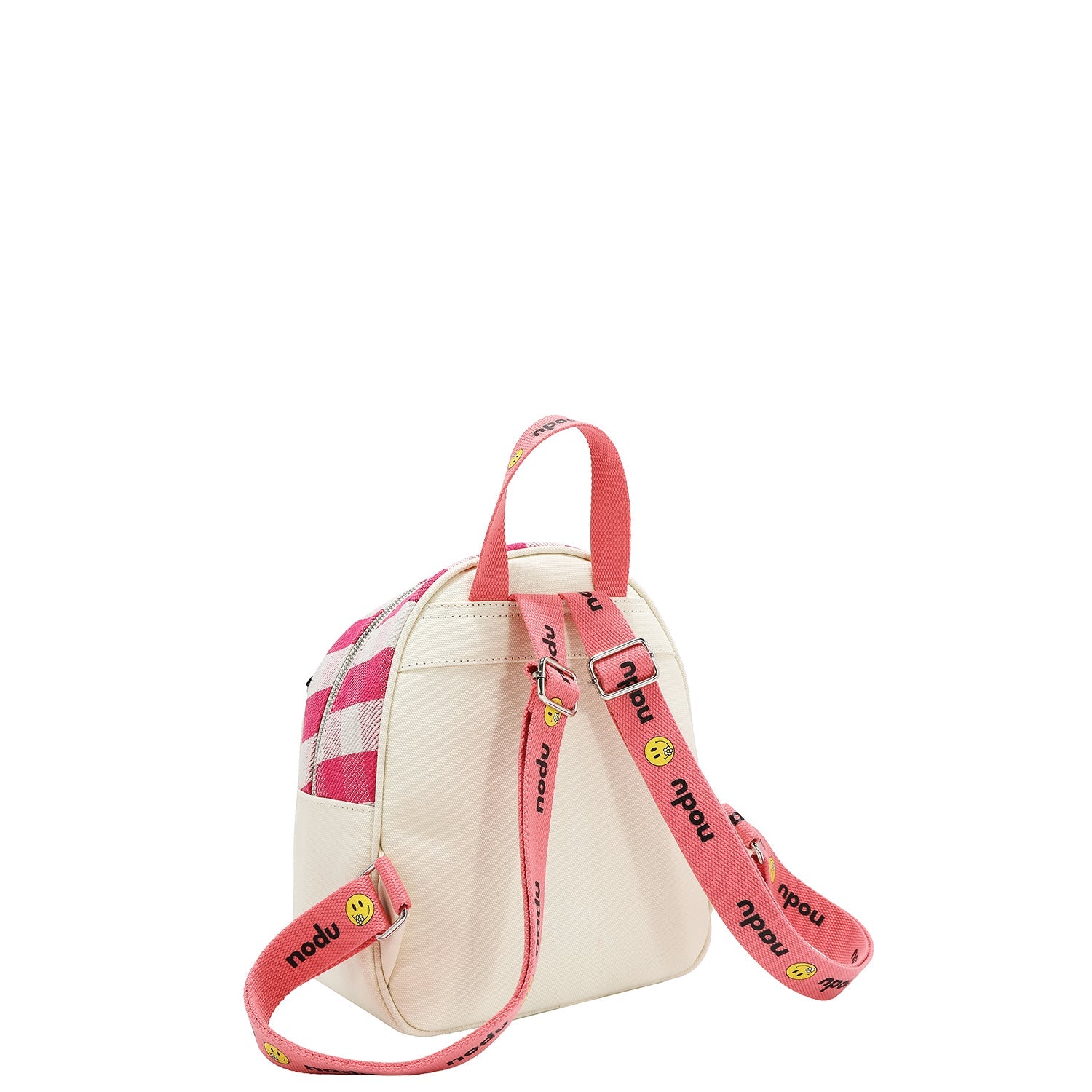 MOCHILA DE CUADROS CORDY (ROSA)