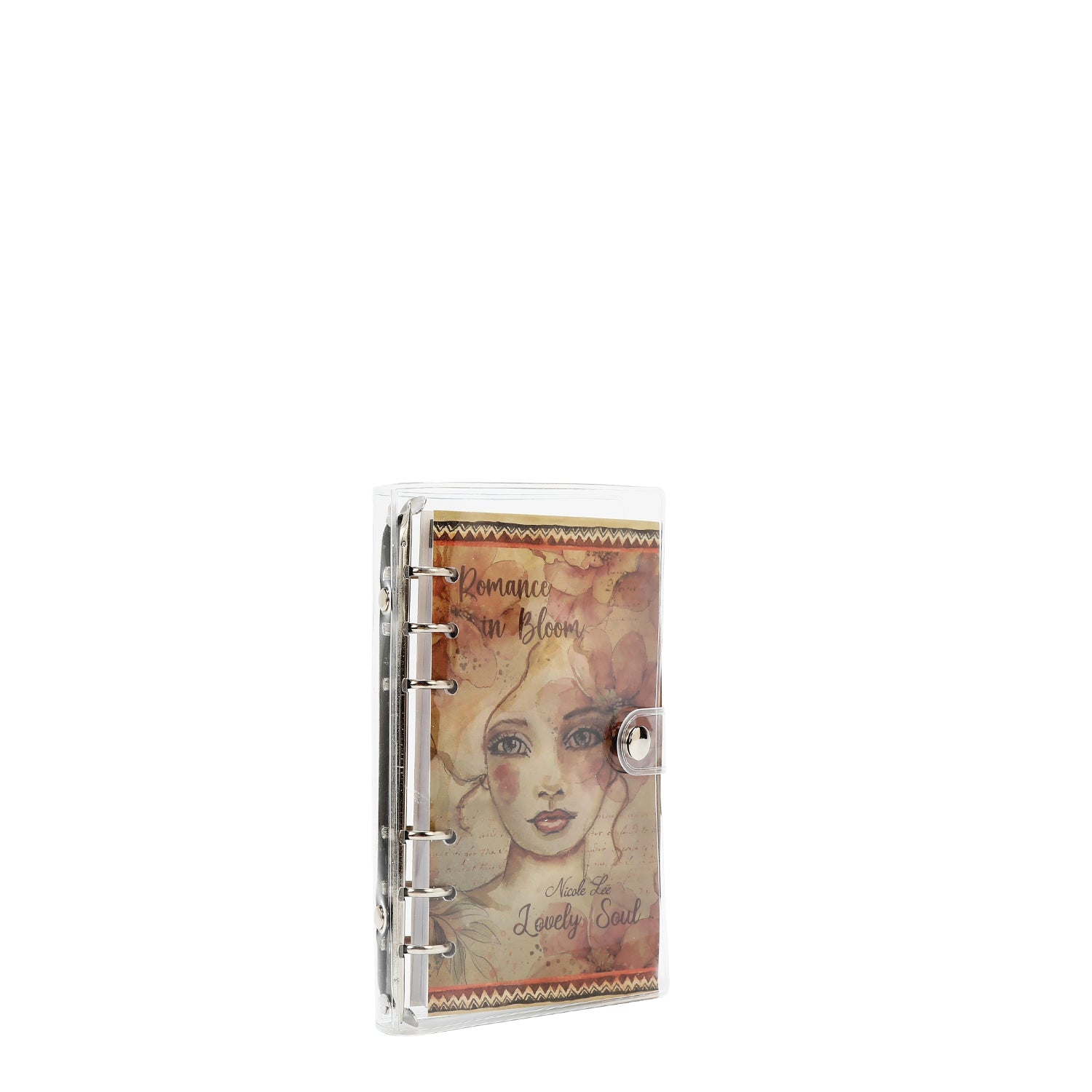 AGENDA CON ANILLAS Y CUBIERTA TRANSPARENTE (REFLECTION OF LOVE)
