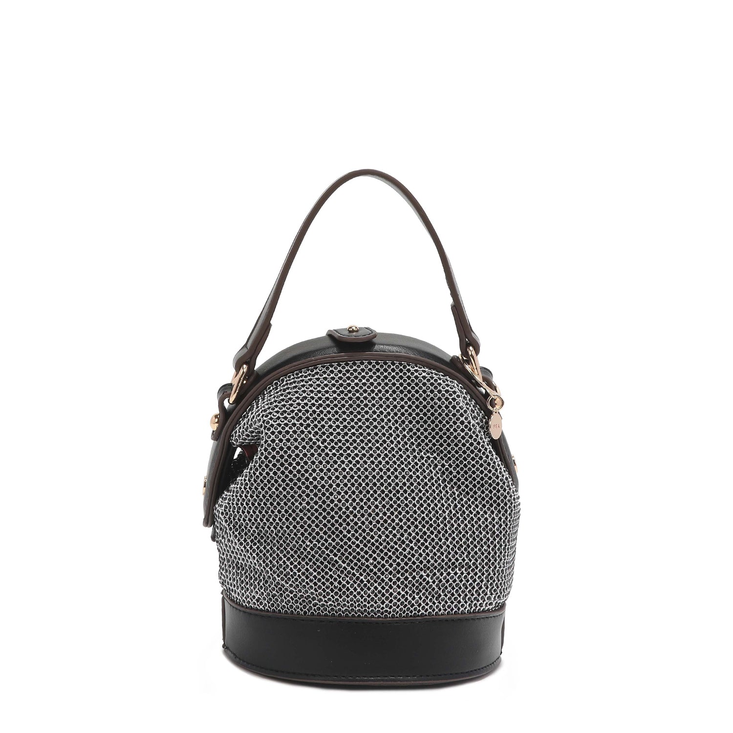 Bandolera with rhinestones "Bianca"