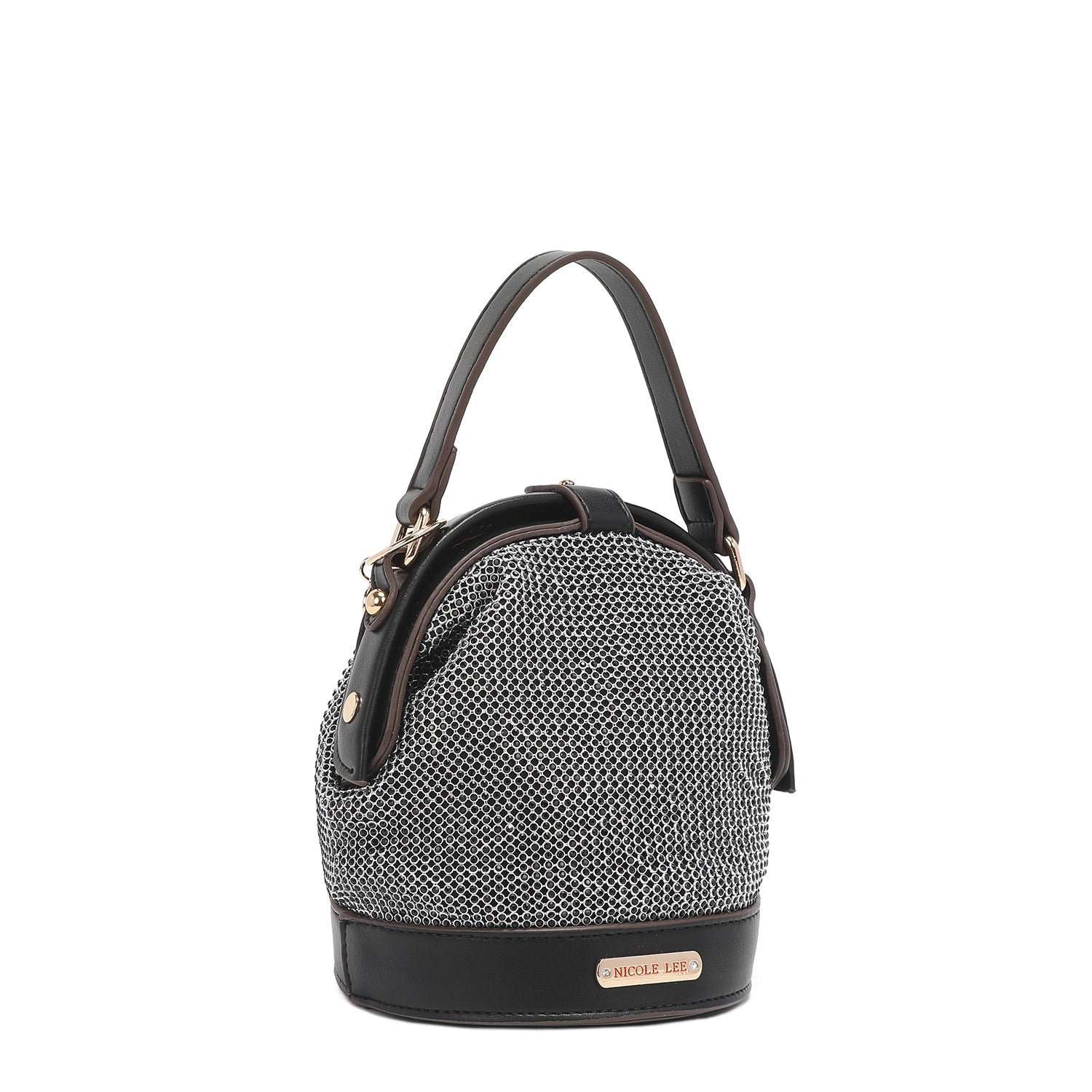 Bandolera with rhinestones "Bianca"