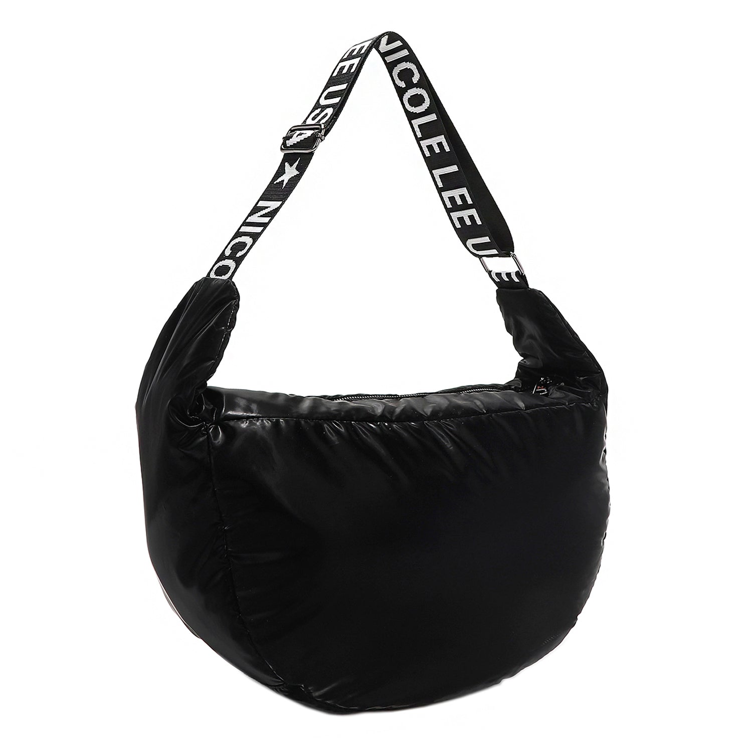 BOLSO DE HOMBRO GRANDE ACOLCHADO (NEGRO)