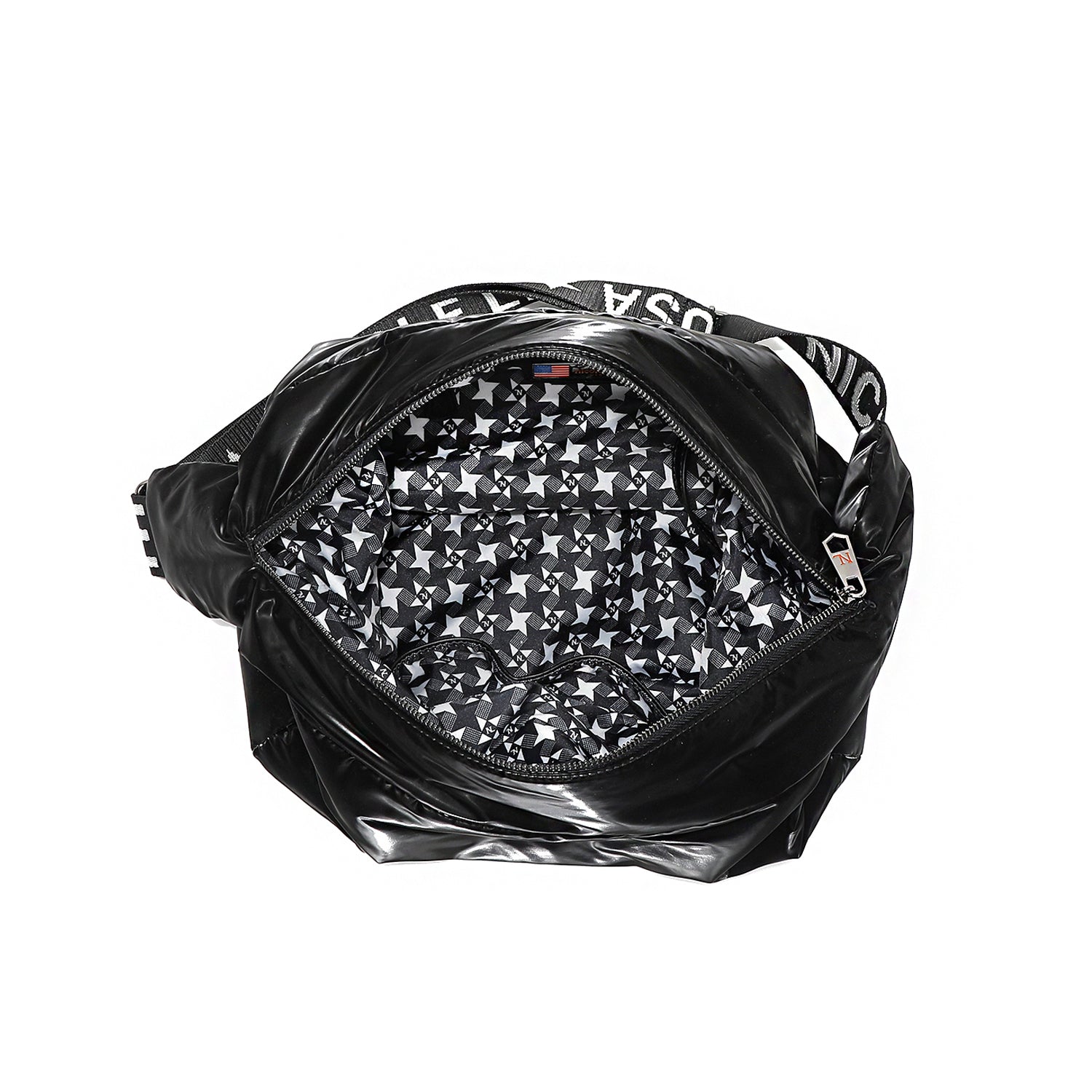 BOLSO DE HOMBRO GRANDE ACOLCHADO (NEGRO)