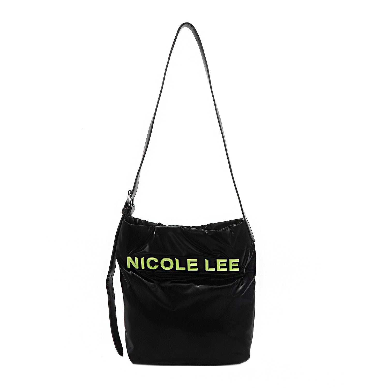 BOLSO DE CUBO CRUZADO ACOLCHADO (NEGRO)