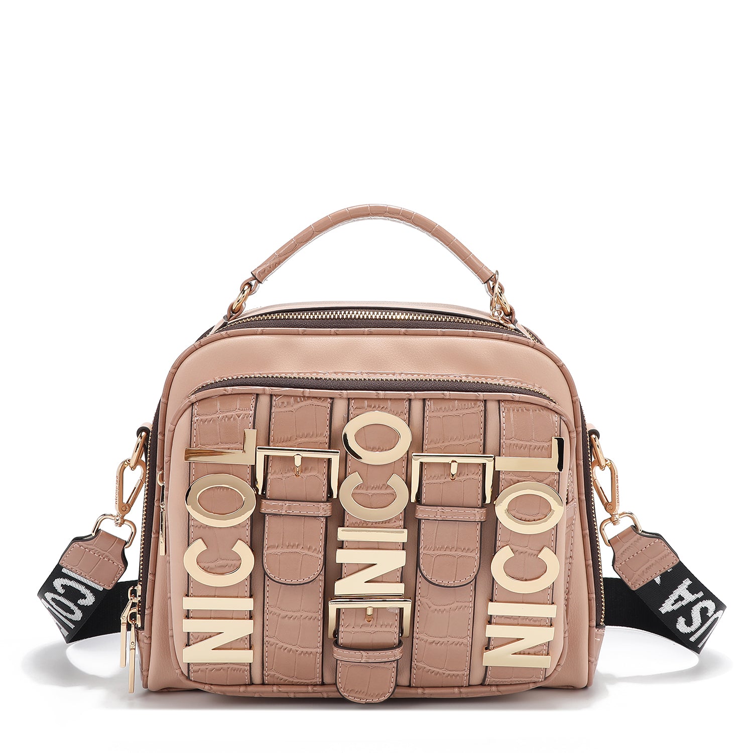 Bolsa calista com alça superior (rosa)