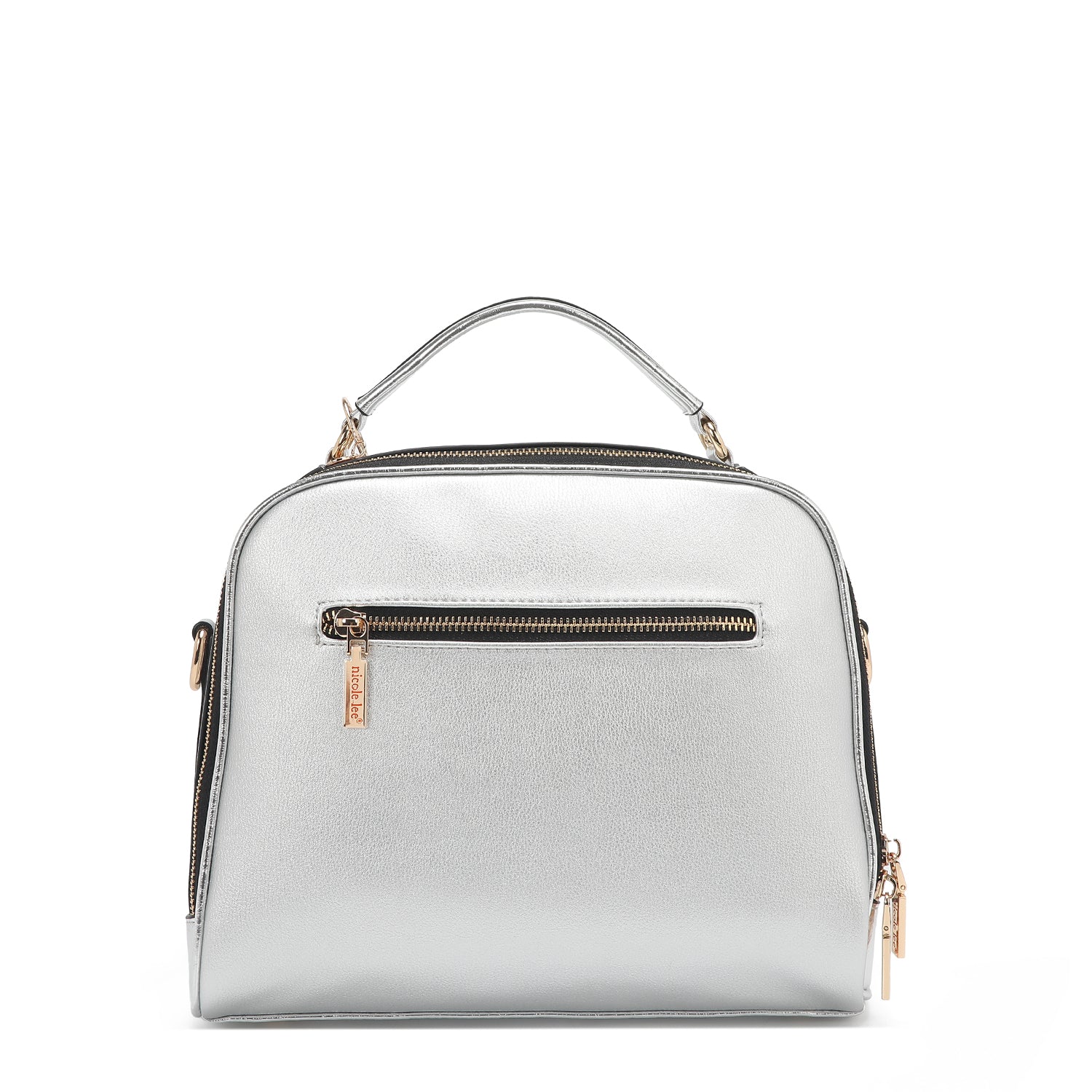 Calista -Handtasche mit oberem Griff (Silber)