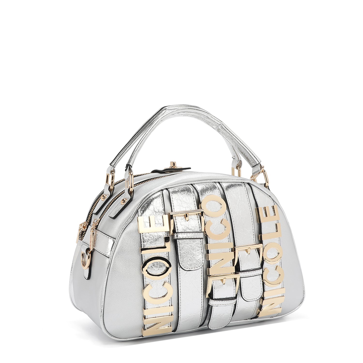 Calista Satchel Domo (Silver)