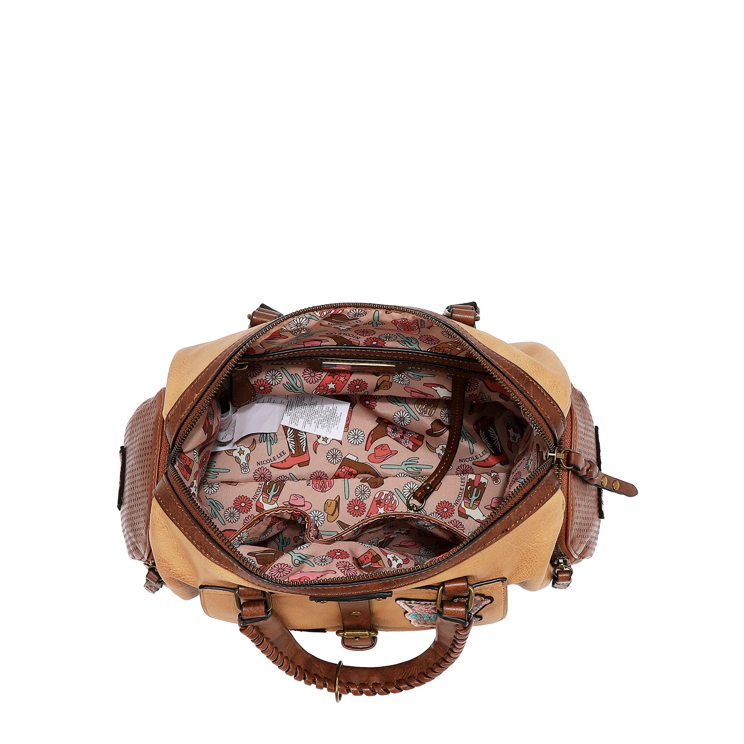 BOLSO VINTAGE BOSTON CON PARCHE (OLIVA)