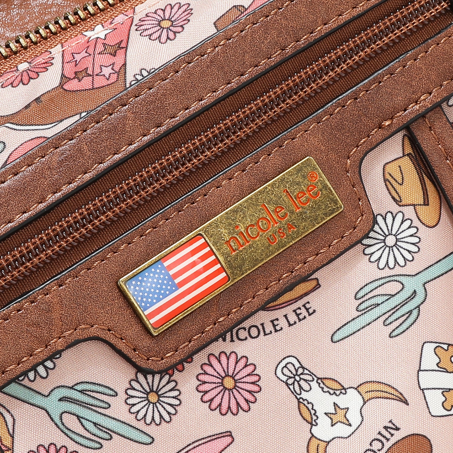 BANDOELRA VINTAGE CON PARCHE (MARRON)