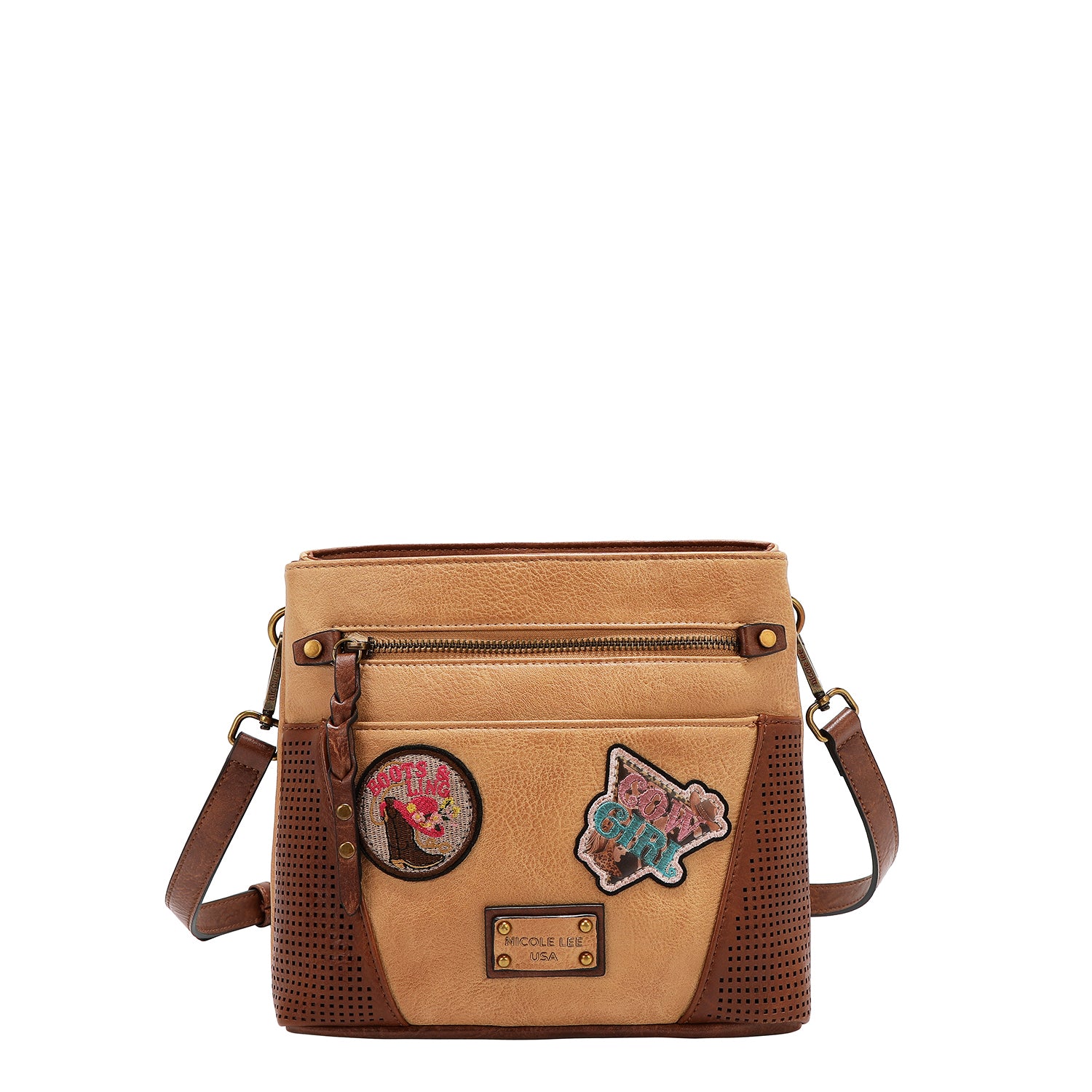 BANDOELRA VINTAGE CON PARCHE (MARRON)