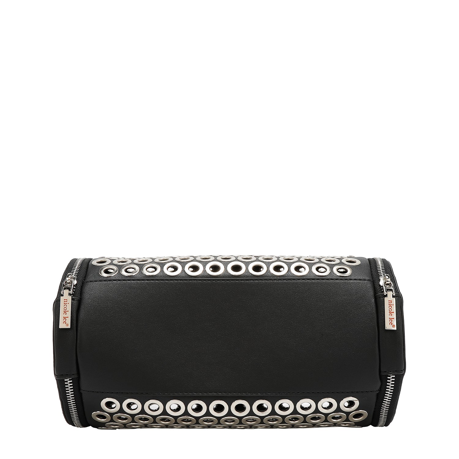 SACO BARRIL COM BORDA EYELETTE (PRETO)