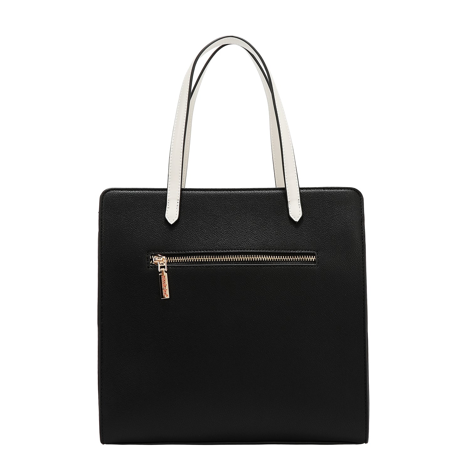 BOLSO DE BOLSILLO CON BLOQUES DE COLOR (NEGRO)