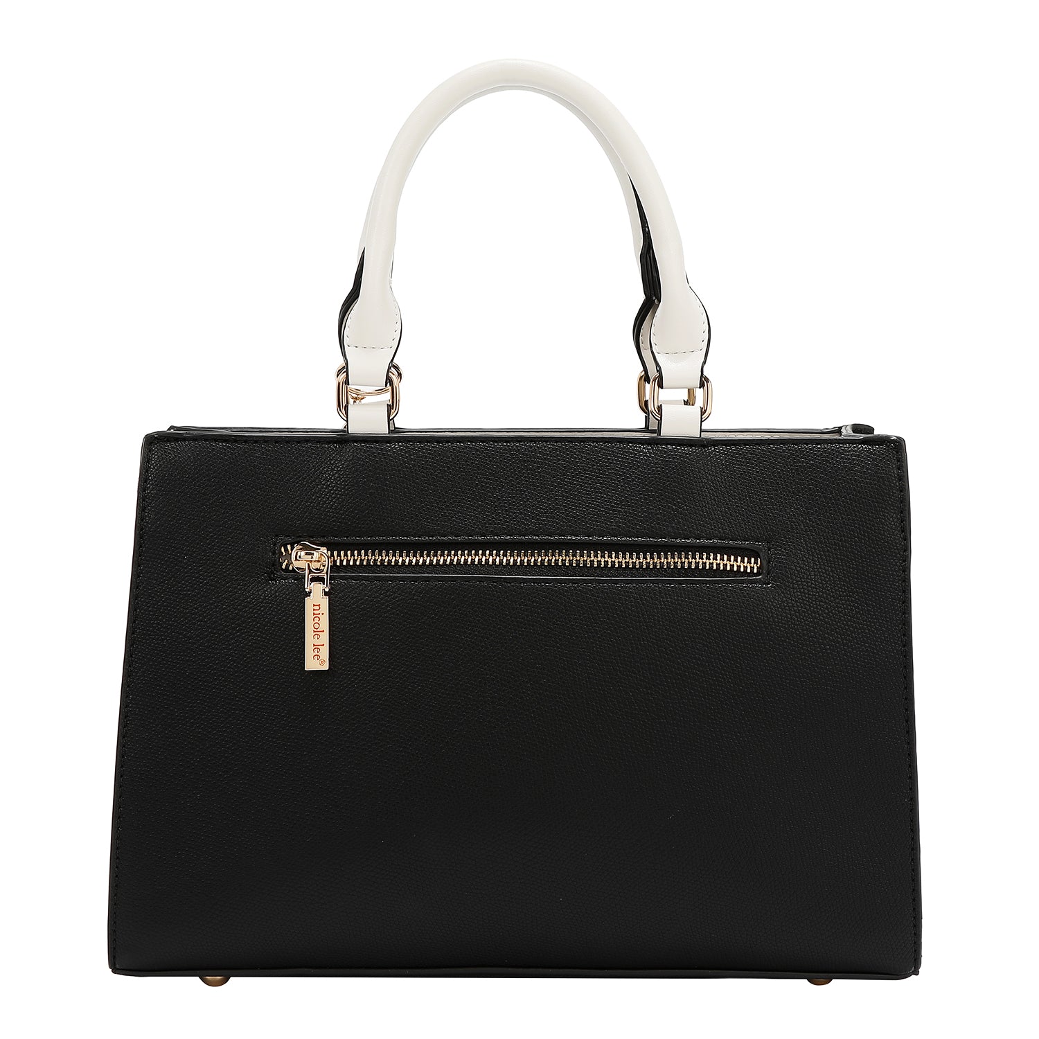 Borsa da tasca con blocchi di colore (nero)