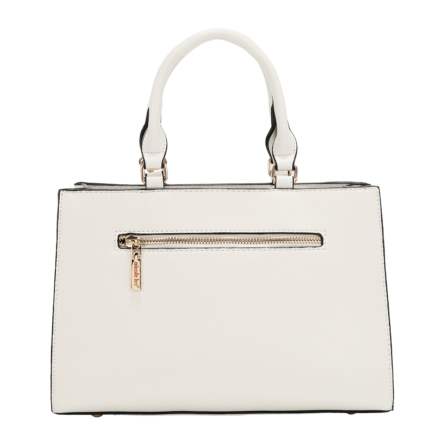 Borsa da tasca con blocchi di colore (bianco)