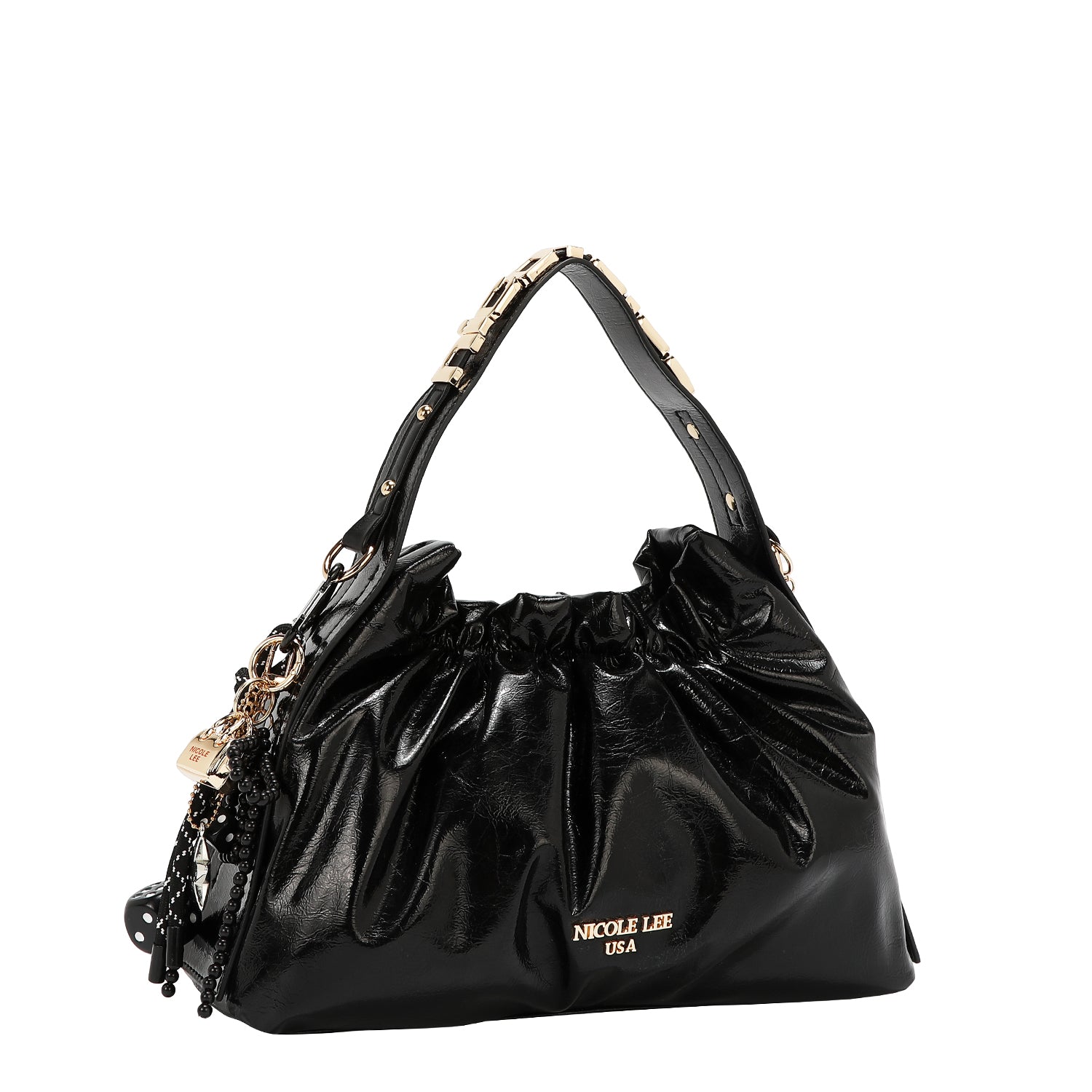 BOLSO DE ASA SUPERIOR SHIMMER LUXX (NEGRO)