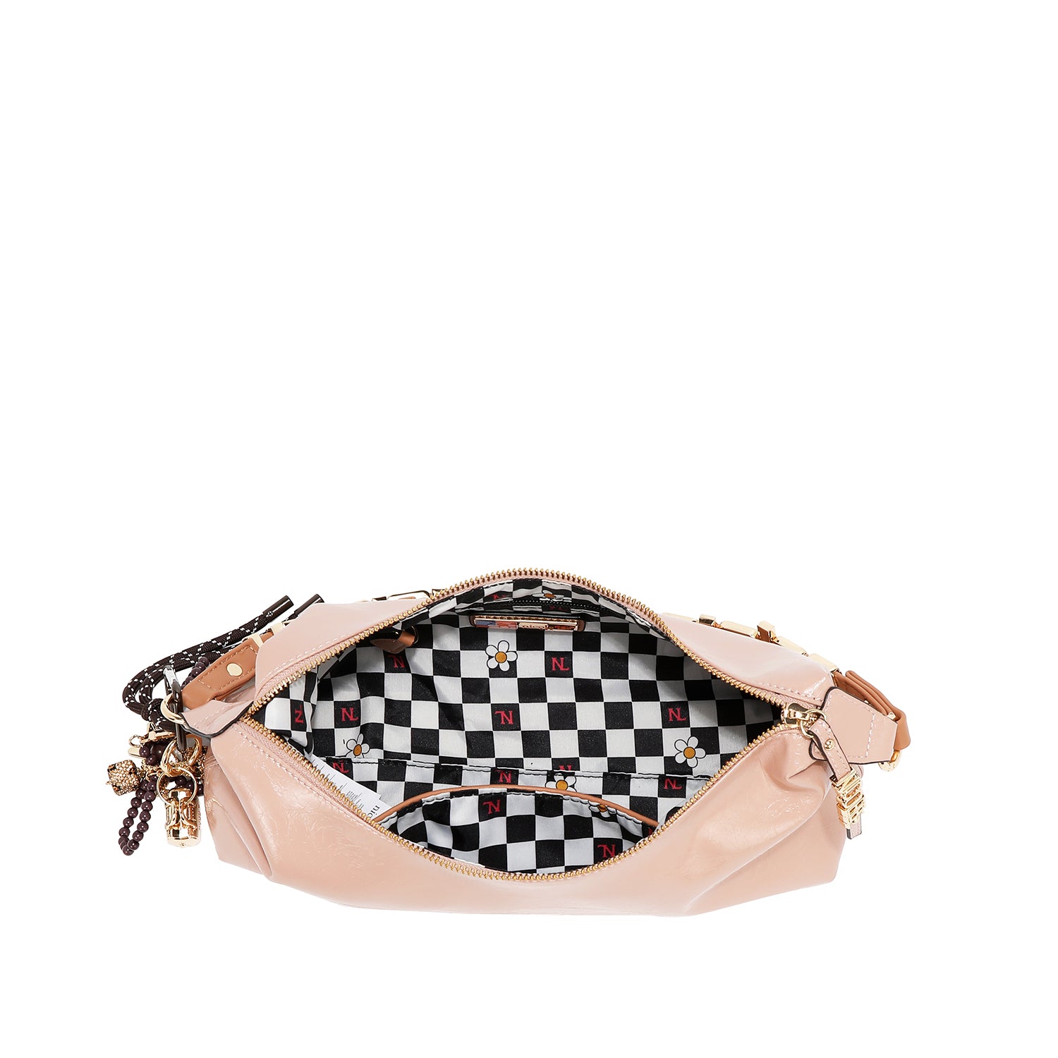 BOLSO DE HOMBRO LUXE SHIMMER (GRIS)