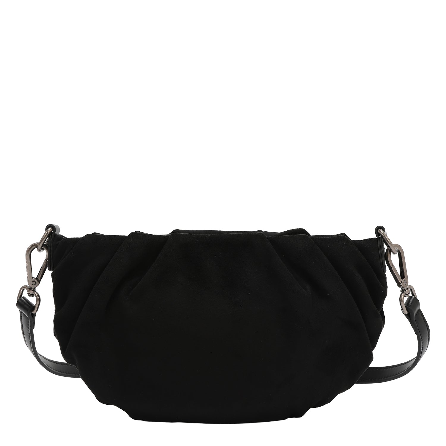 BANDOLERA CON DISEÑO FLORAL (NEGRO)