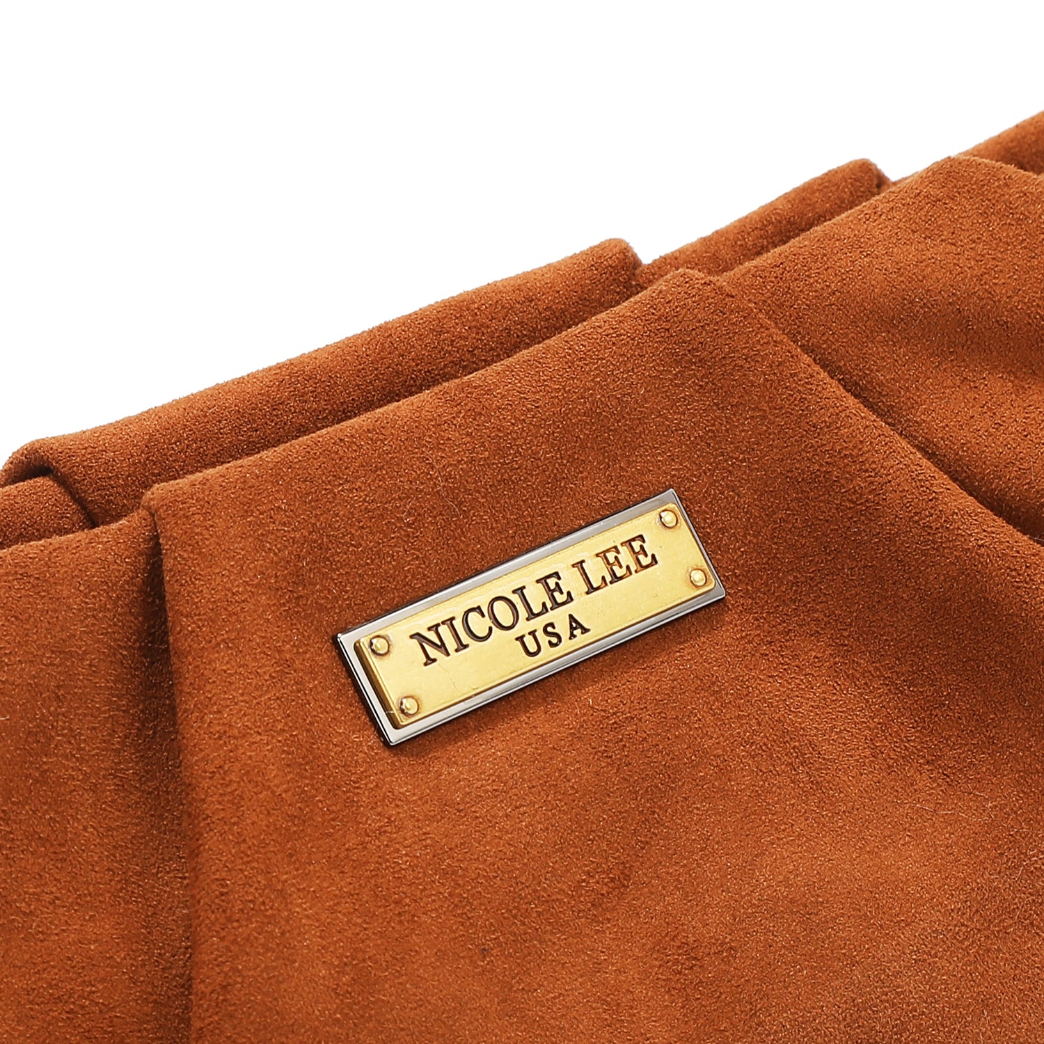 BANDOLERA CON DISEÑO FLORAL (MARRON)