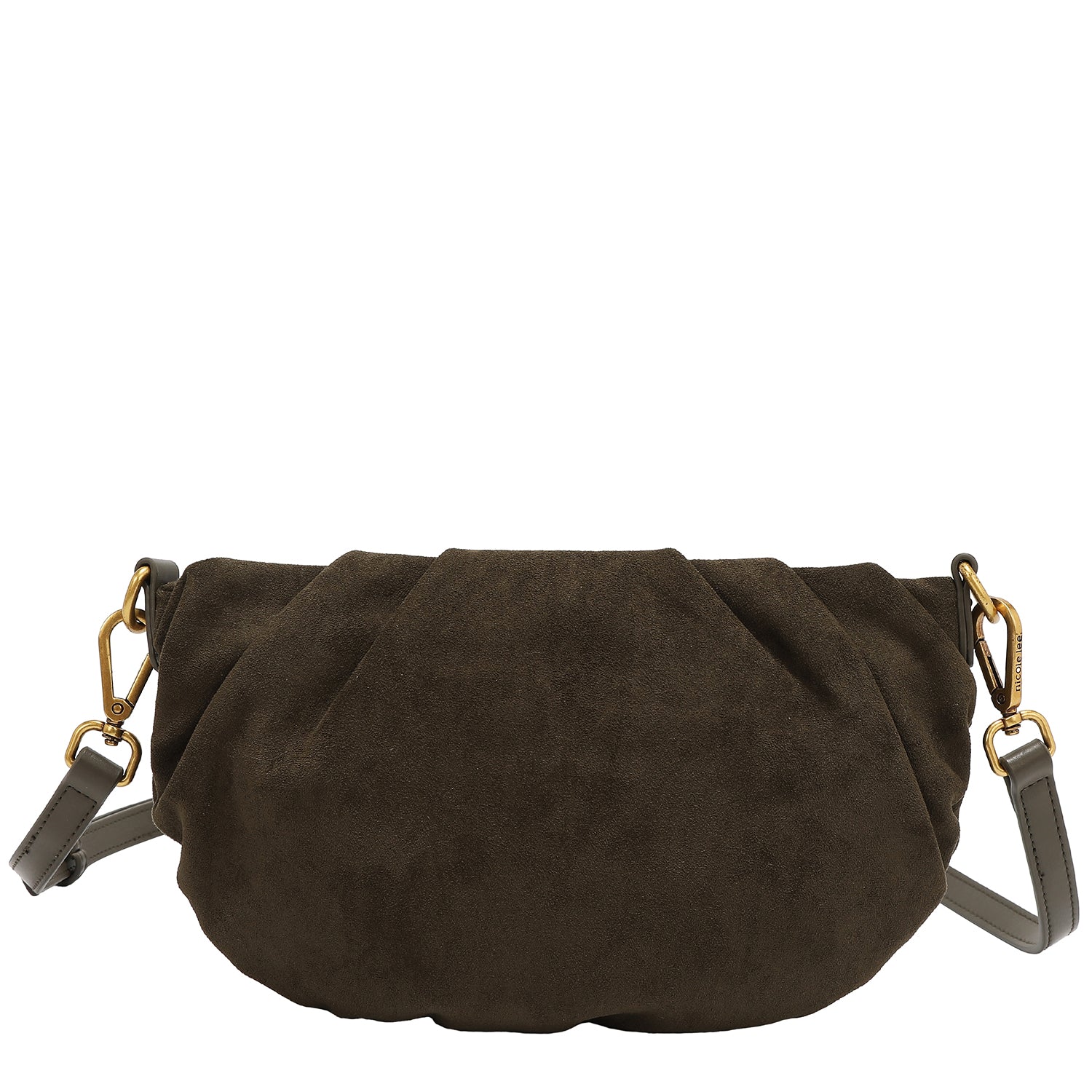 BANDOLERA CON DISEÑO FLORAL (OLIVA)