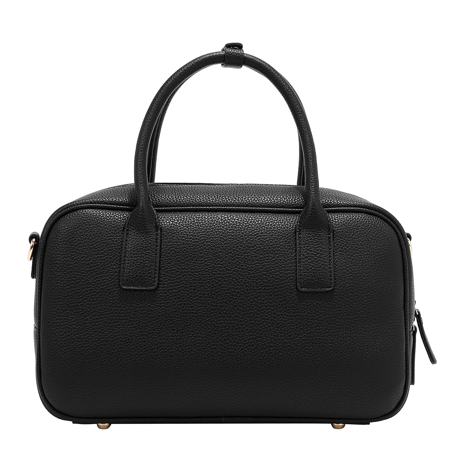 BOLSO BOSTON CHIC CON CUADROS (NEGRO)