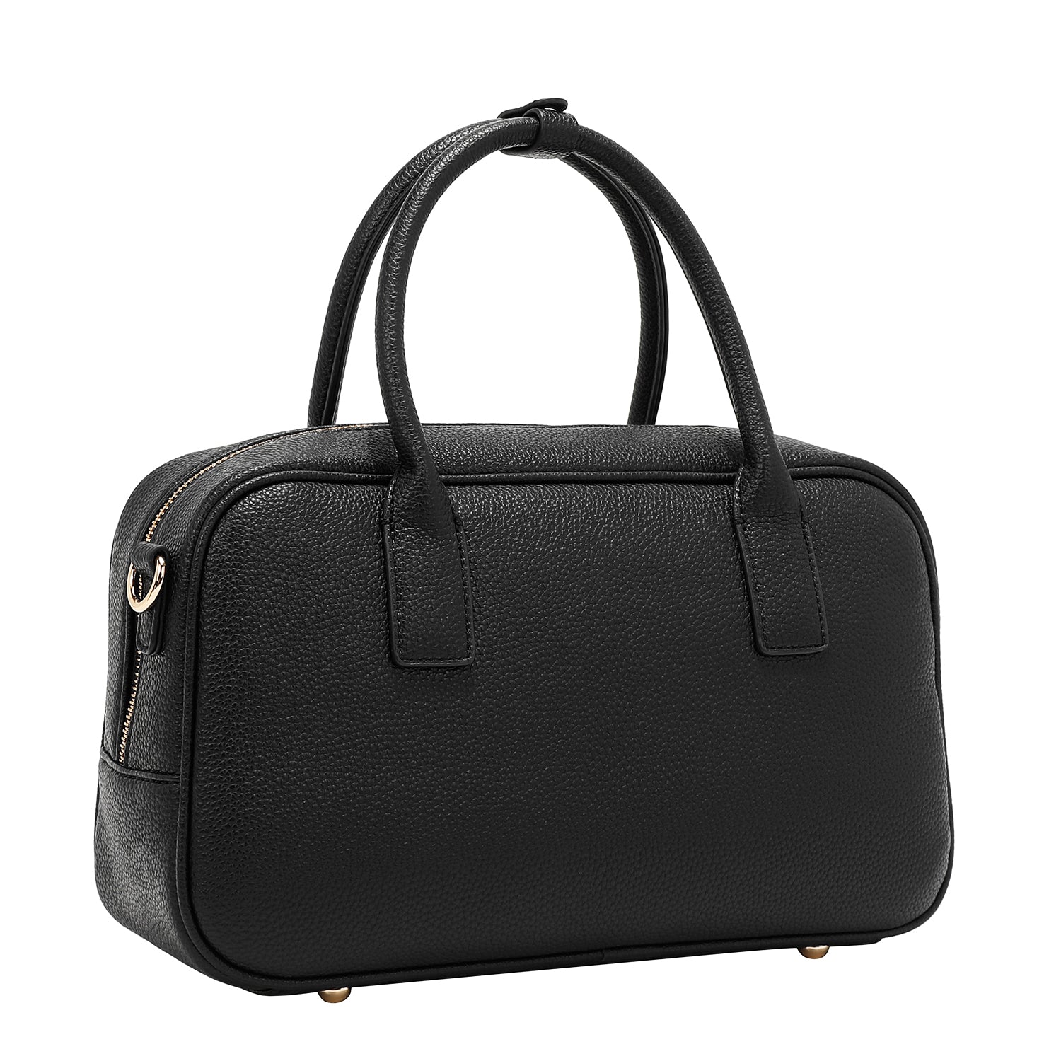 BOLSO BOSTON CHIC CON CUADROS (NEGRO)