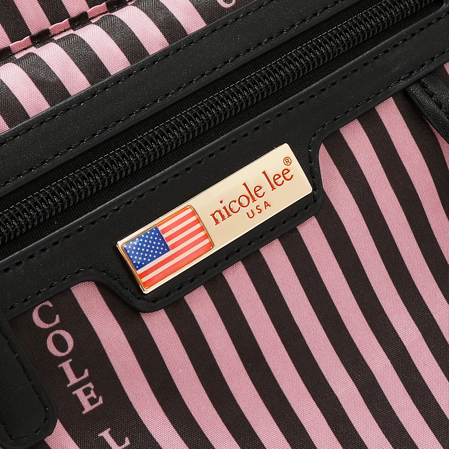 ZAINO CON LOGO MONOGRAMMA (ROSSO)