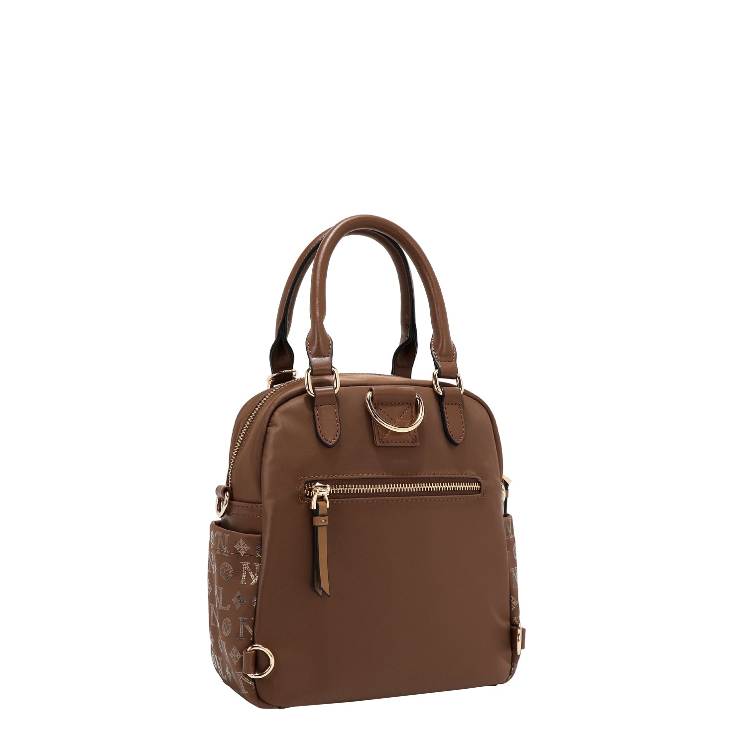 MULTIPURPOSE BAG WITH MONOGRAM LOGO (BROWN)