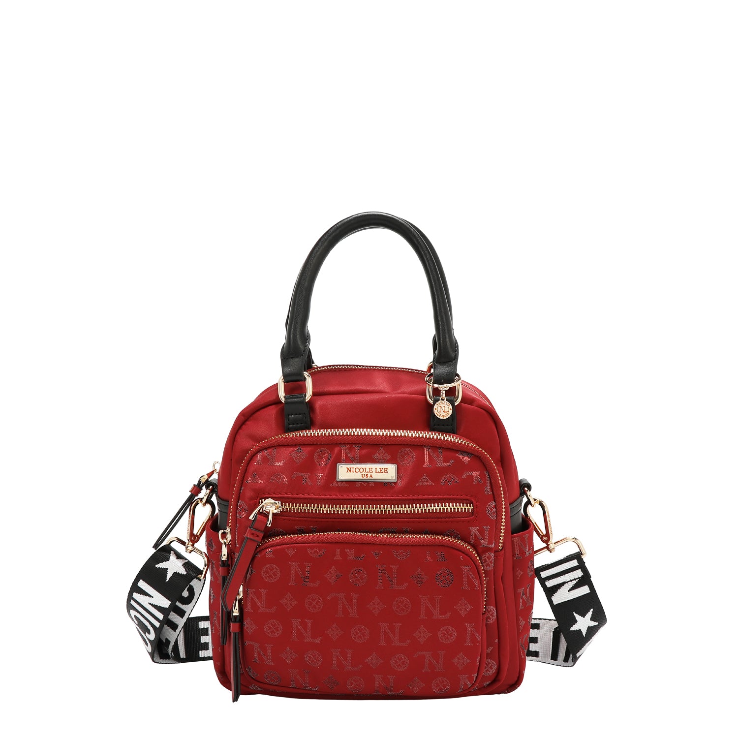 BORSA MULTIUSO CON LOGO MONOGRAMMA (ROSSO)