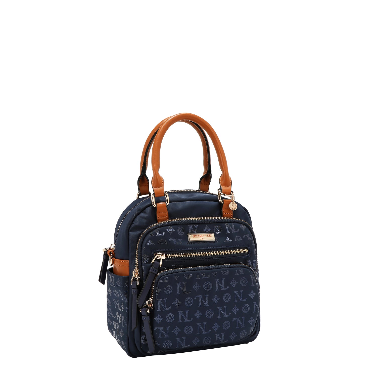 BORSA MULTIUSO CON LOGO MONOGRAMMA (BLU)