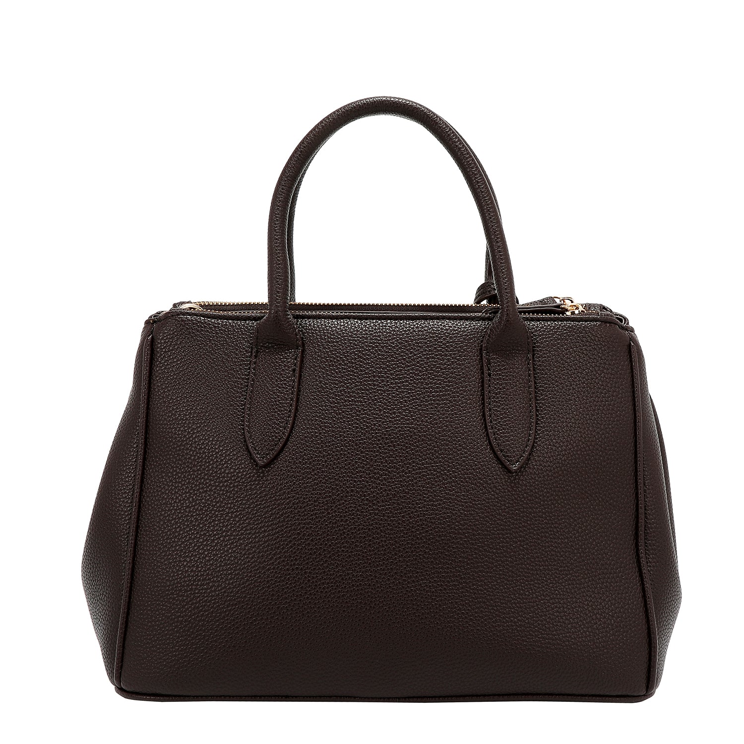 BOLSO DE CUADROS CHIC (MARRON)