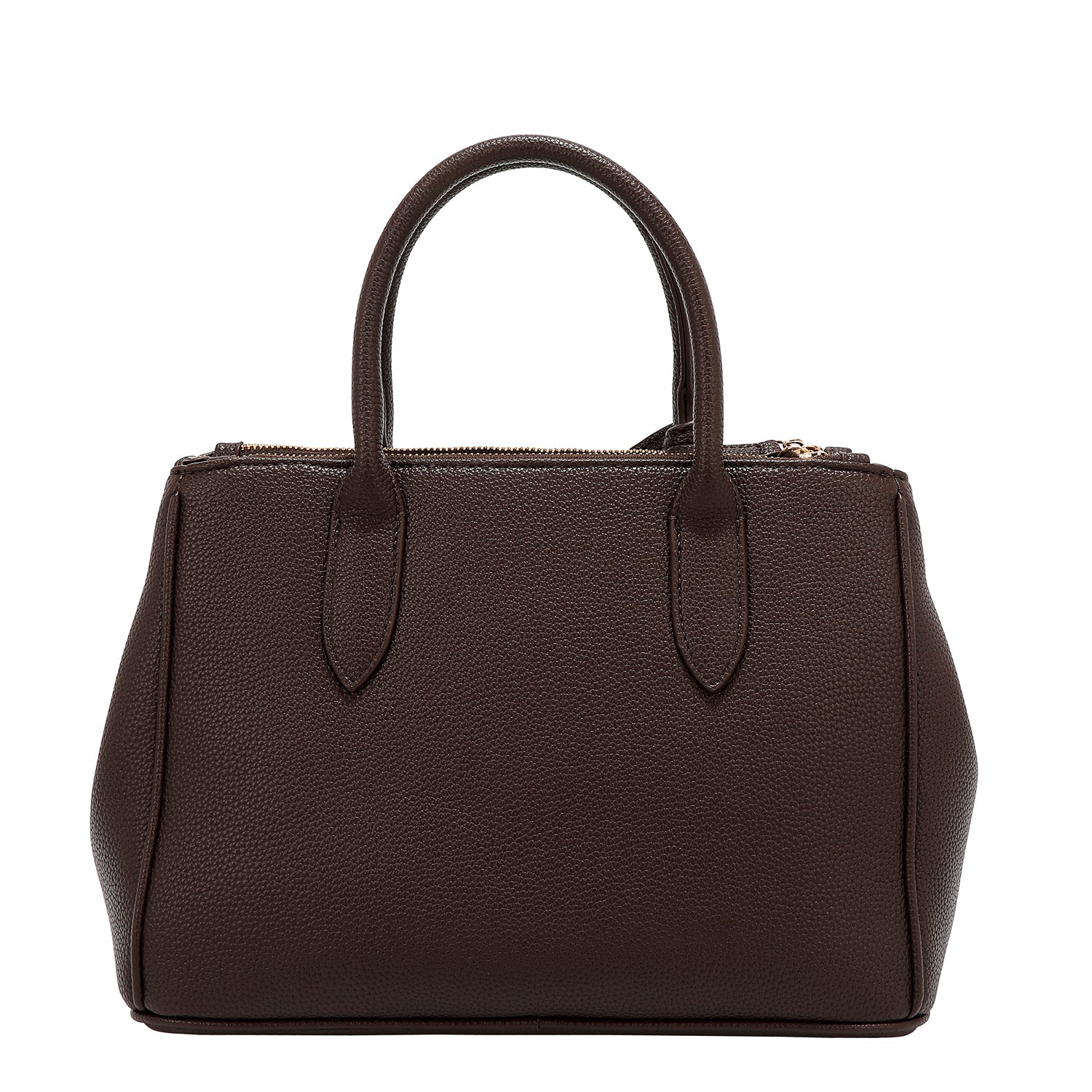 BOLSO DE CUADROS CHIC (MARRON CLARO)