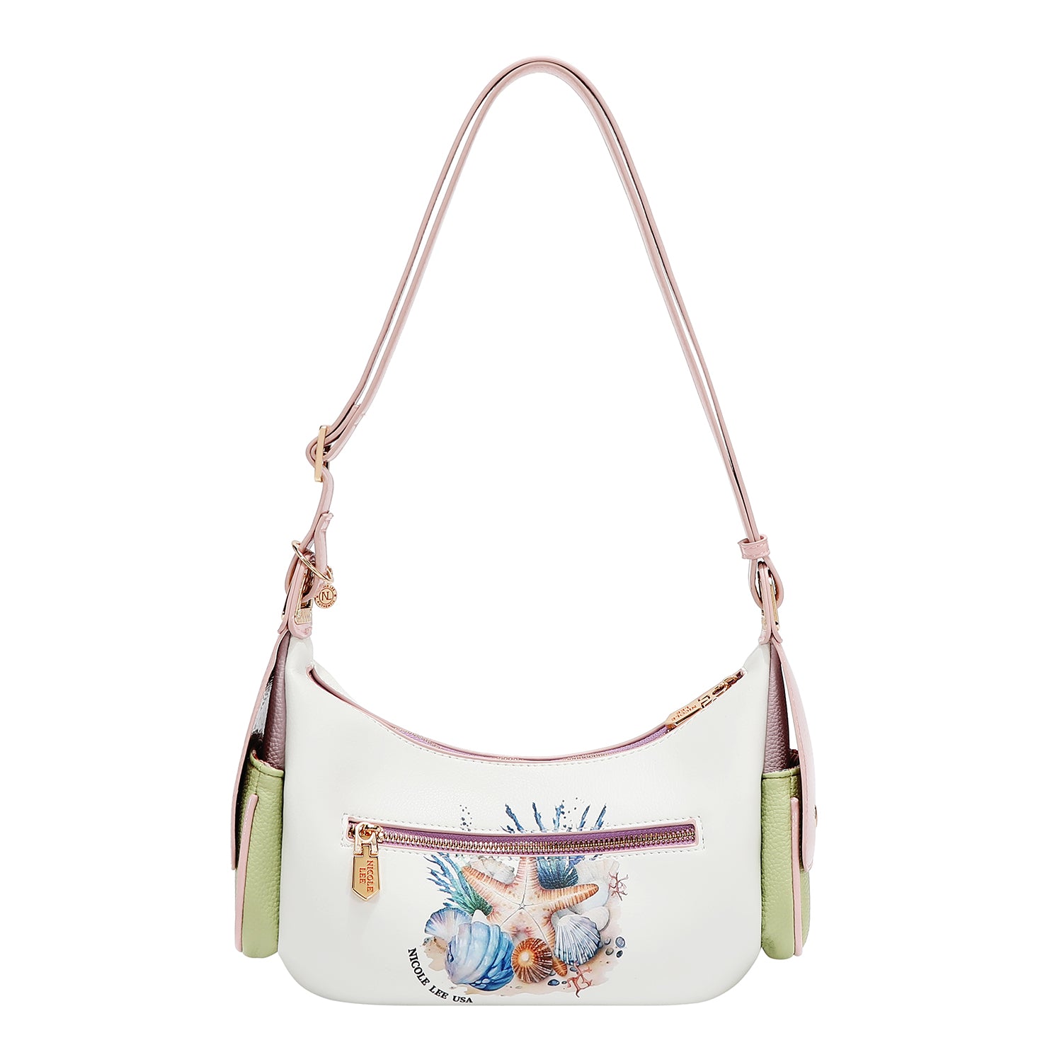 NICOLE OCEAN MESSENGER BAG (WHITE)