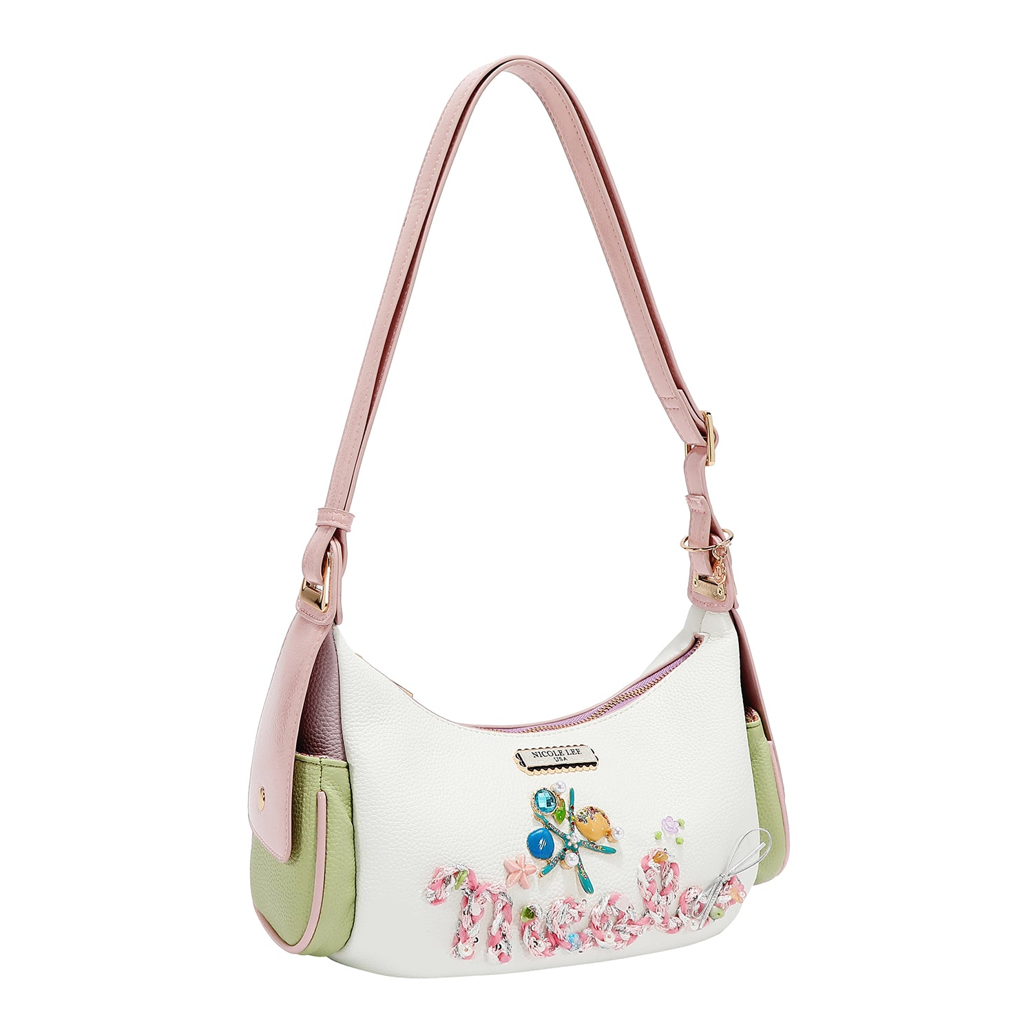BOLSO MENSAJERO NICOLE OCEAN (BLANCO)
