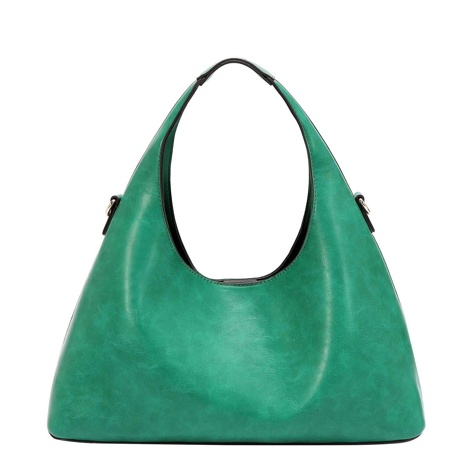 BOLSO DE MANO CON COSTURA (VERDE)