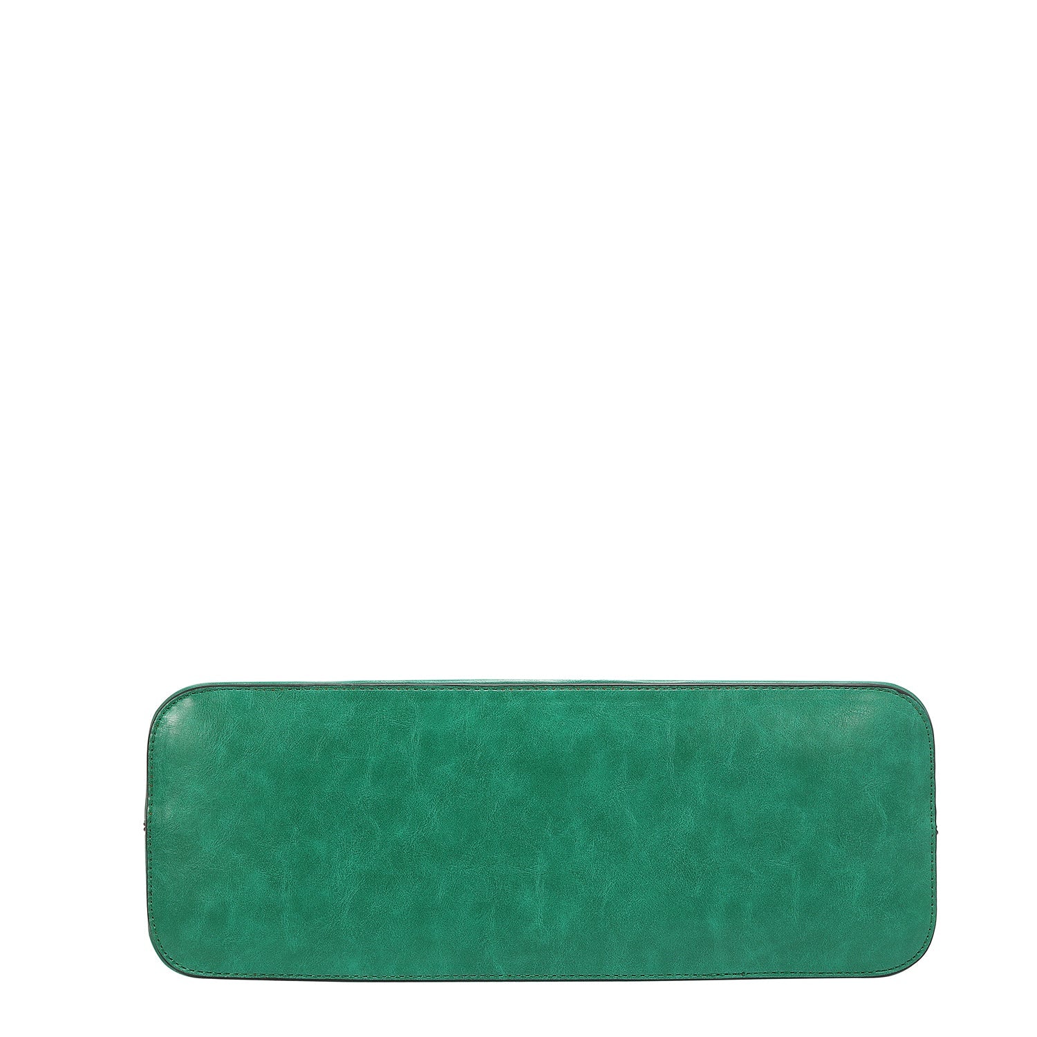 BOLSO DE MANO CON COSTURA (VERDE)