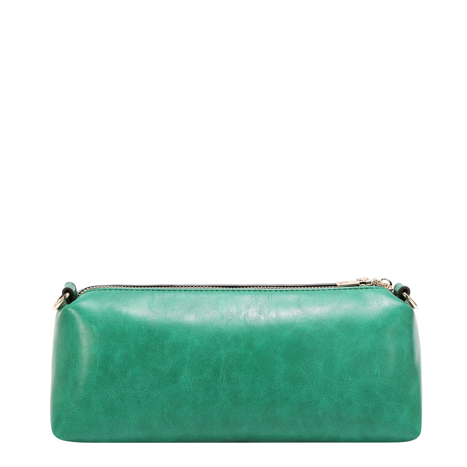 BOLSO DE MANO CON COSTURA (VERDE)