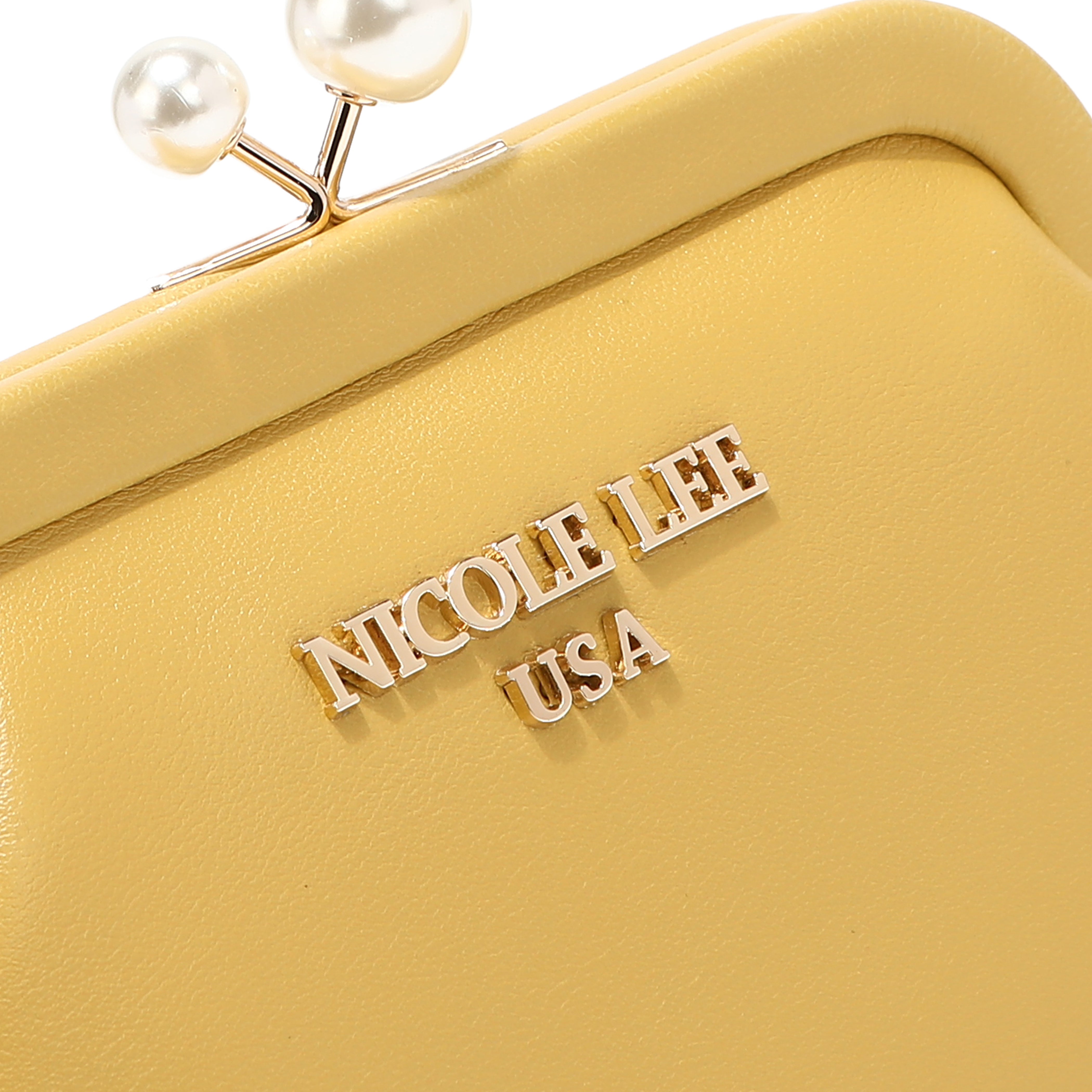 MONEDERO CHELSEA PEARL (AMARILLO)