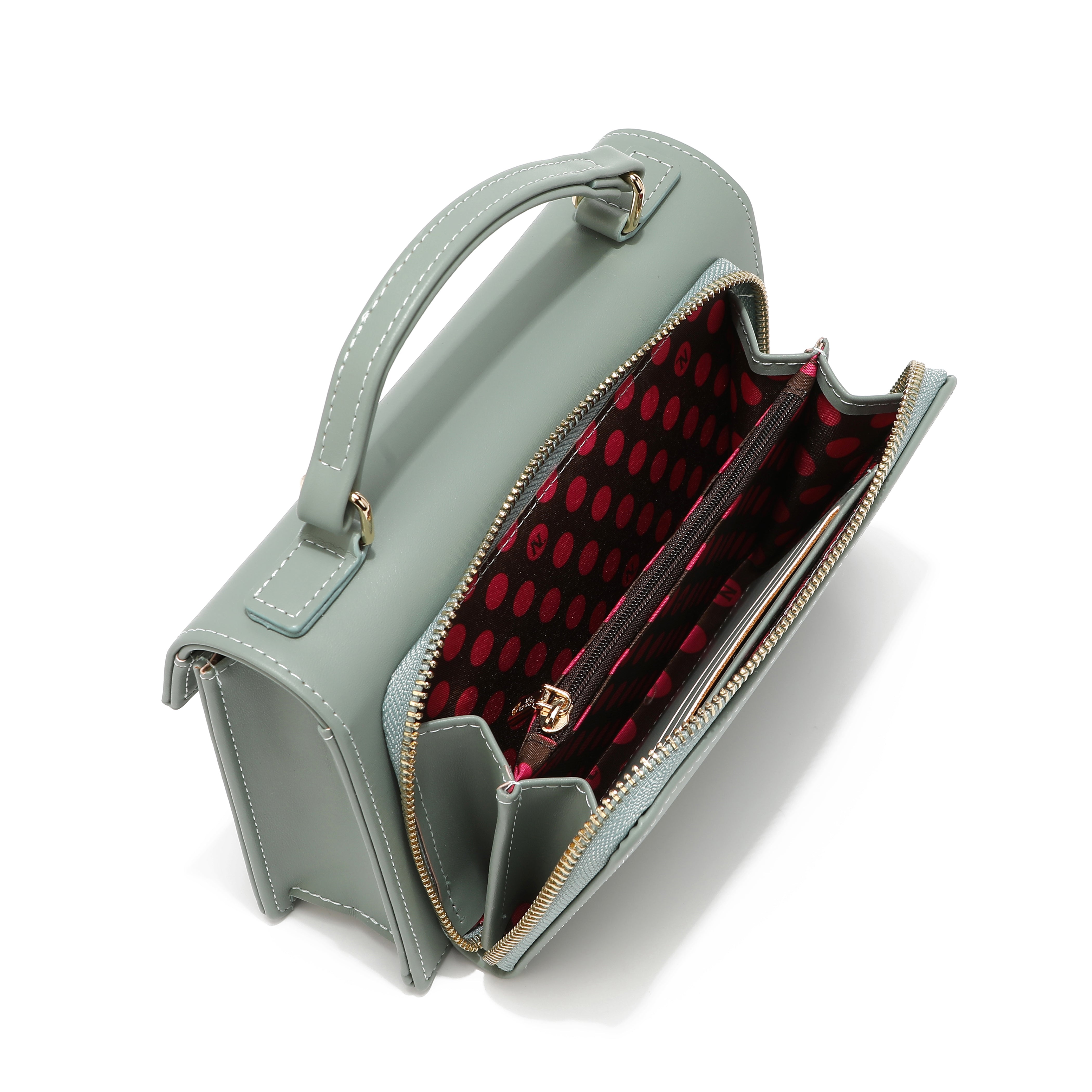 PORTEFEUILLE BANDOULIÈRE REMI GRIS