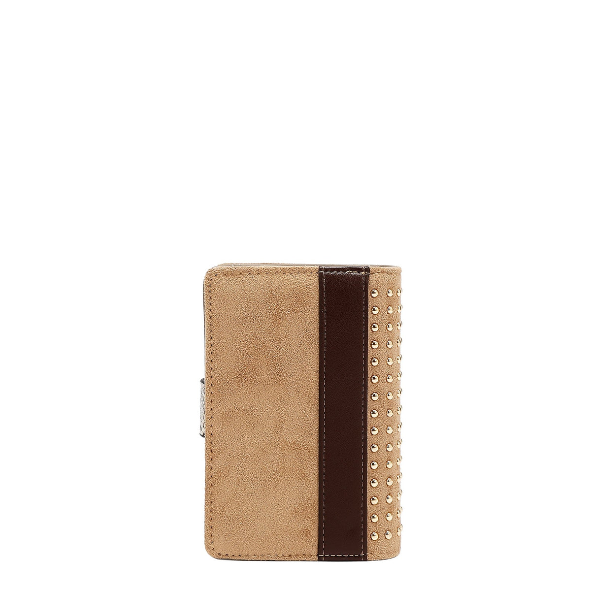 PORTAFOGLIO CON BORCHIE (TAUPE)