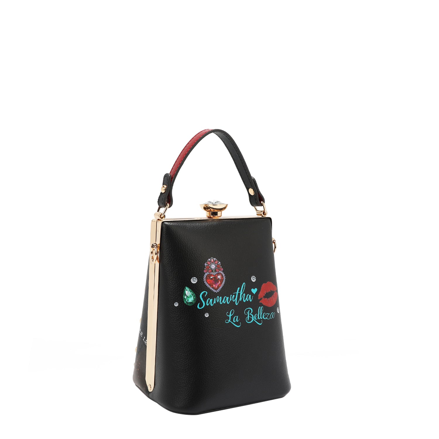 SACO COM PEQUENO DIAMANTE (<tc>SAMANTHA LA BELLEZA</tc>)