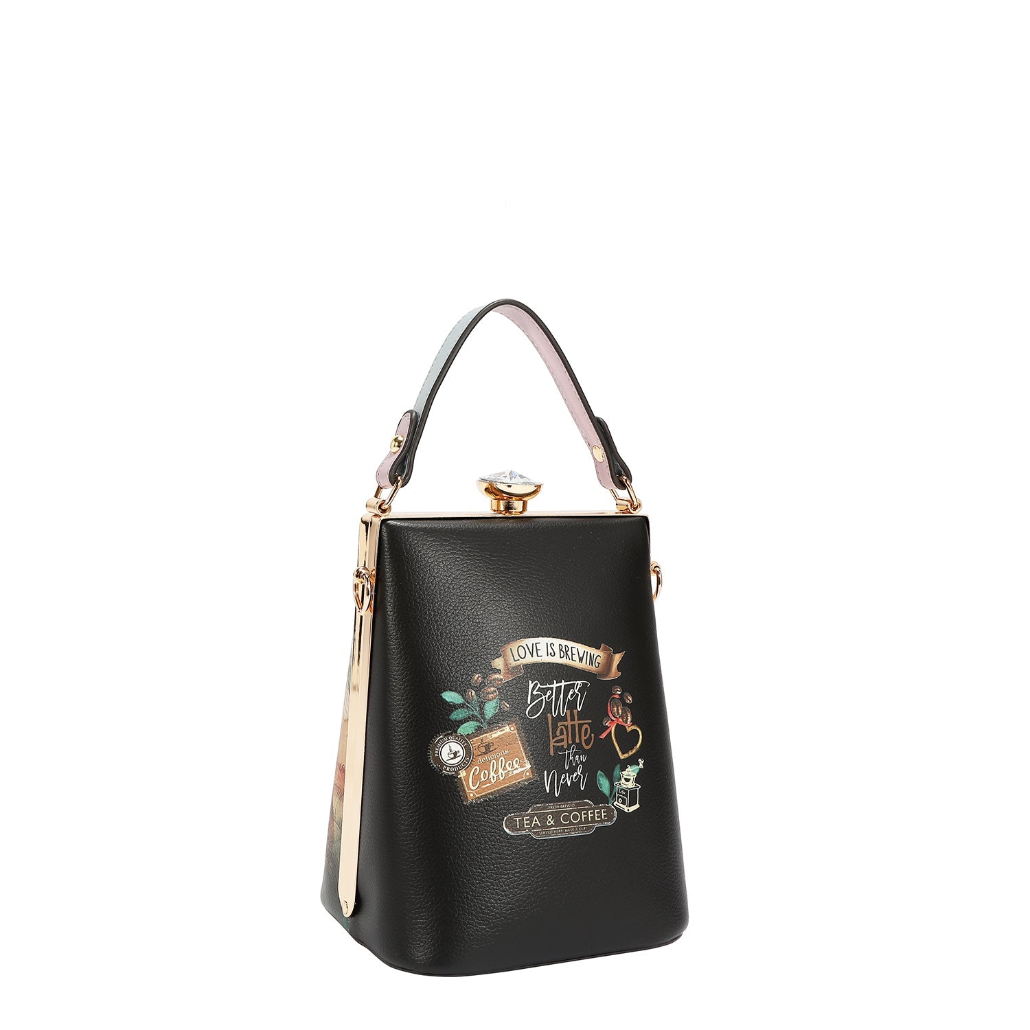 TASCHE MIT KLEINEN DIAMANTEN (<tc>VIRTUAL FRIEND</tc>)