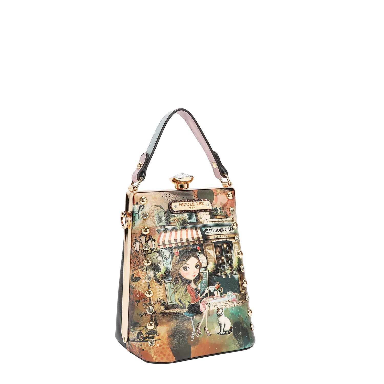 TASCHE MIT KLEINEN DIAMANTEN (<tc>VIRTUAL FRIEND</tc>)