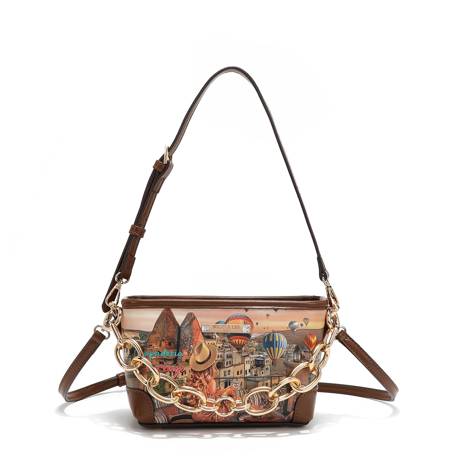 SHOULDER BAG WITH CHAIN <tc><tc>Heaven on earth</tc></tc>