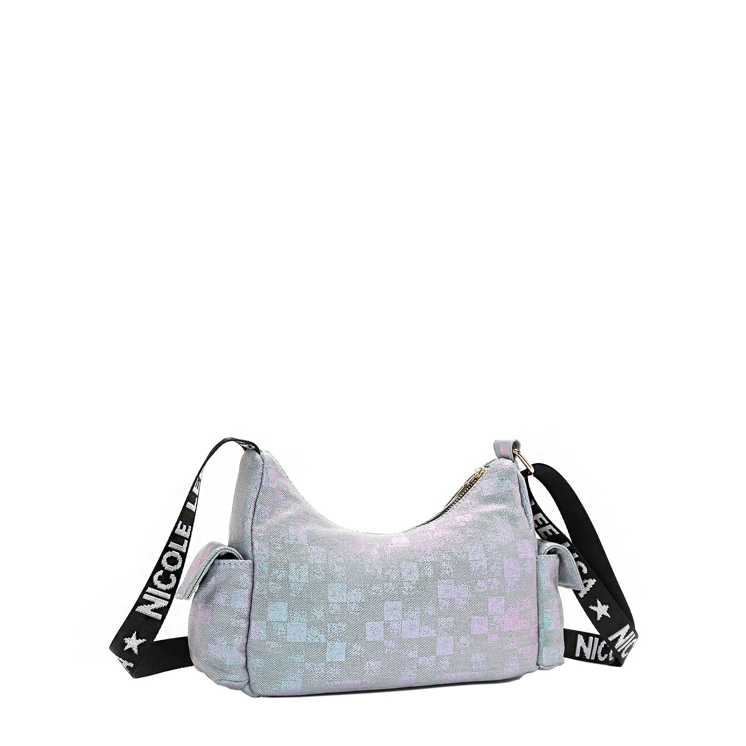 SHOULDER BAG WITH DENIM CHECKS (<tc><tc>Ladies Night Out</tc></tc>)