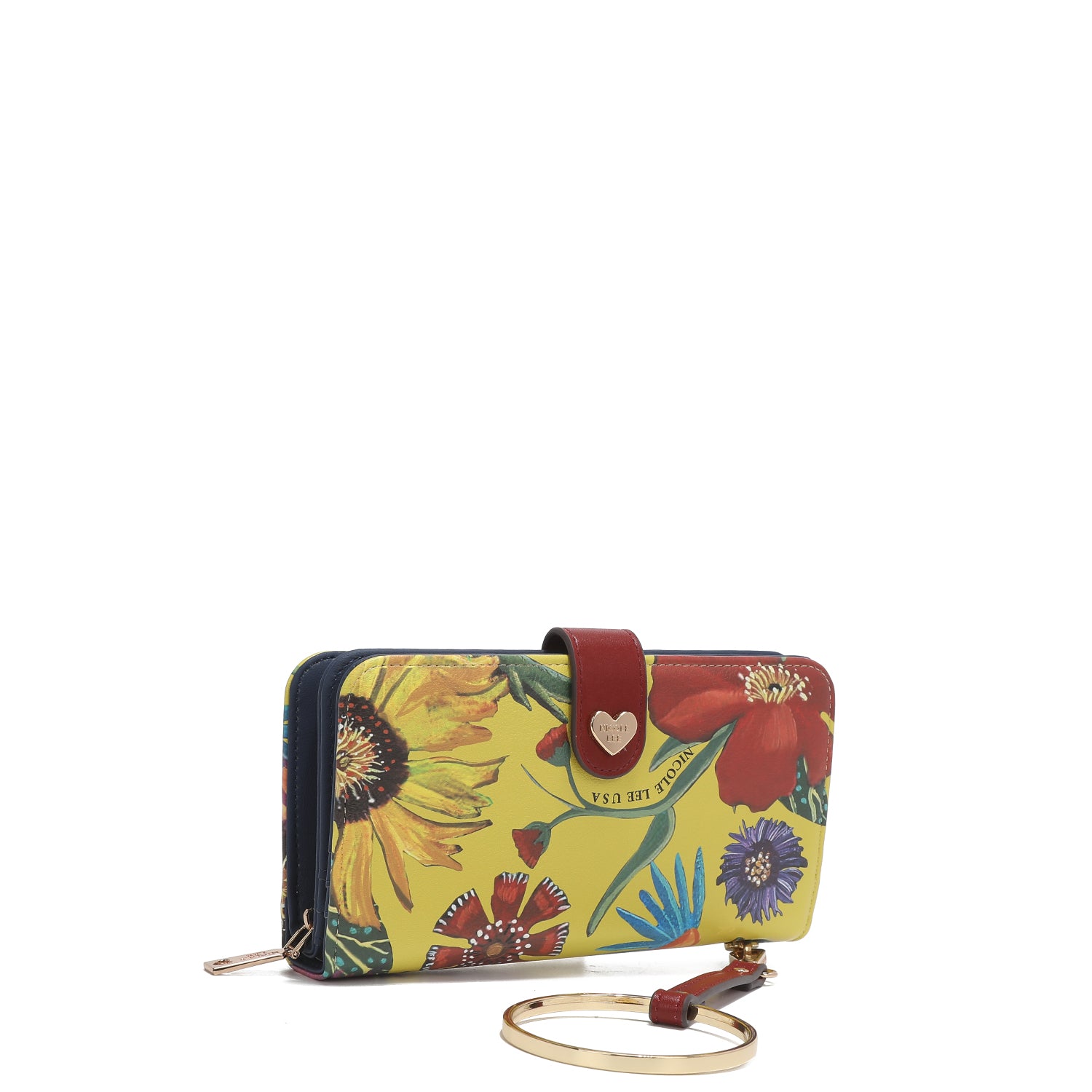 Mode gedrucktes Portfolio mit Reißverschluss