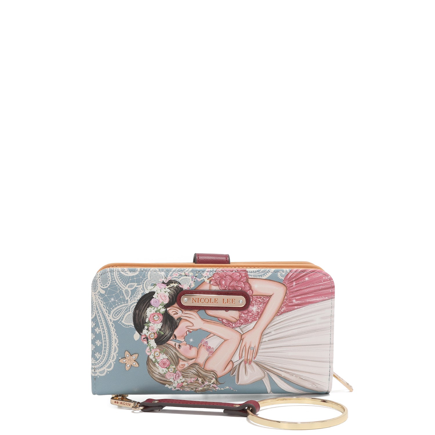 Mode gedrucktes Portfolio mit Reißverschluss