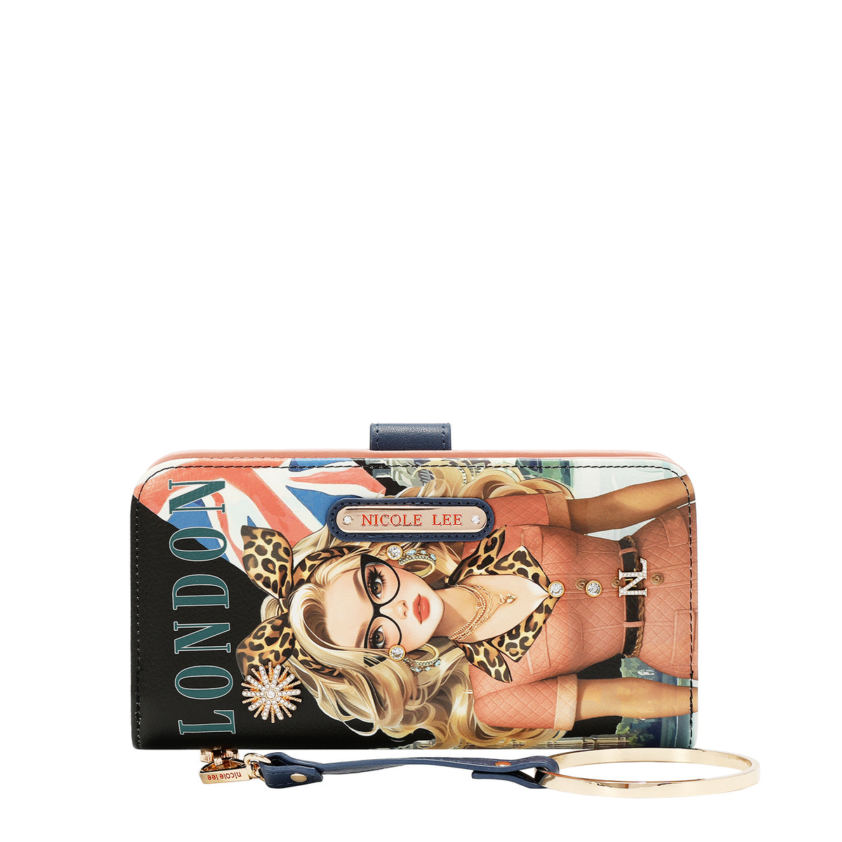 CARTERA IMPRESA FASHION (LONDON EYE - NEGRO)