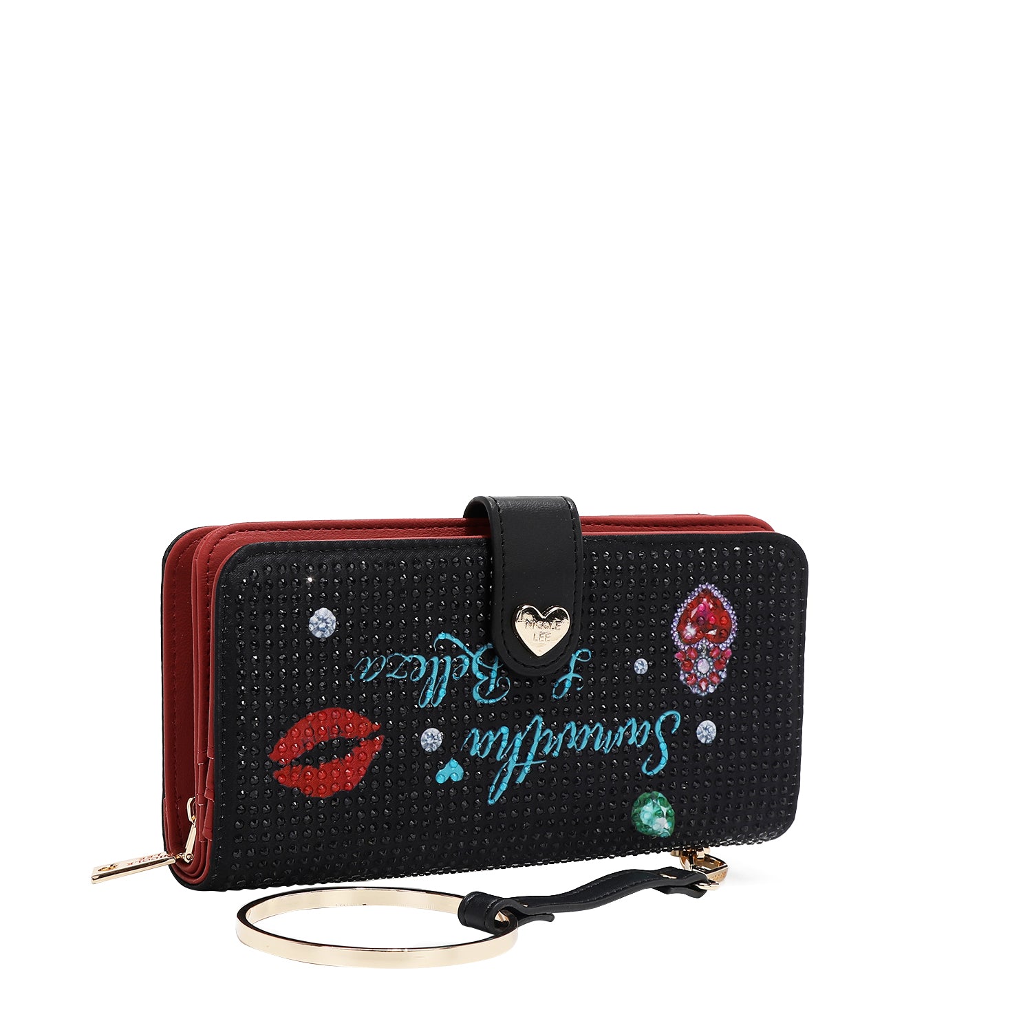 PORTAFOGLIO PIEGHEVOLE CON TRACOLLA NL SIGNATURE (<tc>SAMANTHA LA BELLEZA</tc>)