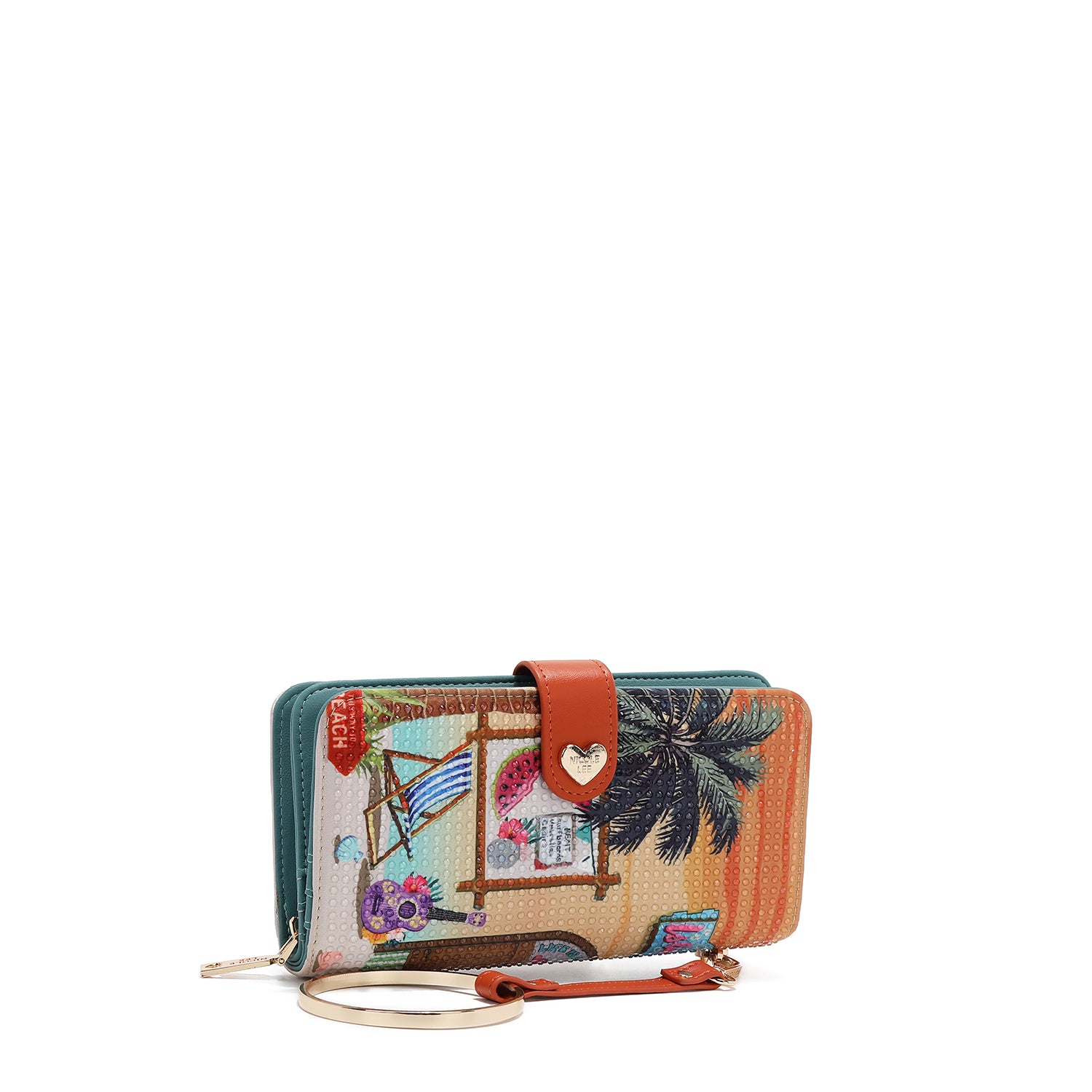 NL SIGNATURE FALTBARE GELDBÖRSE MIT RIEMEN (<tc>SUN & SAND</tc>)